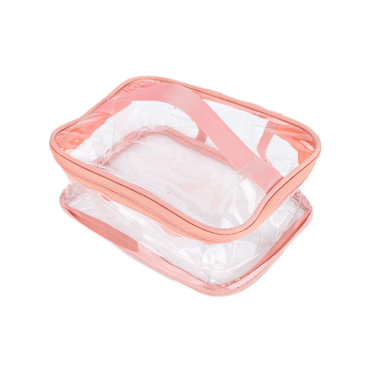Clear Toiletry Bag Travel Cosmetic Makeup Bag PVC Storage Bag Portable Transparent Pouch for Traveling Vacation Bathroom - Image 5