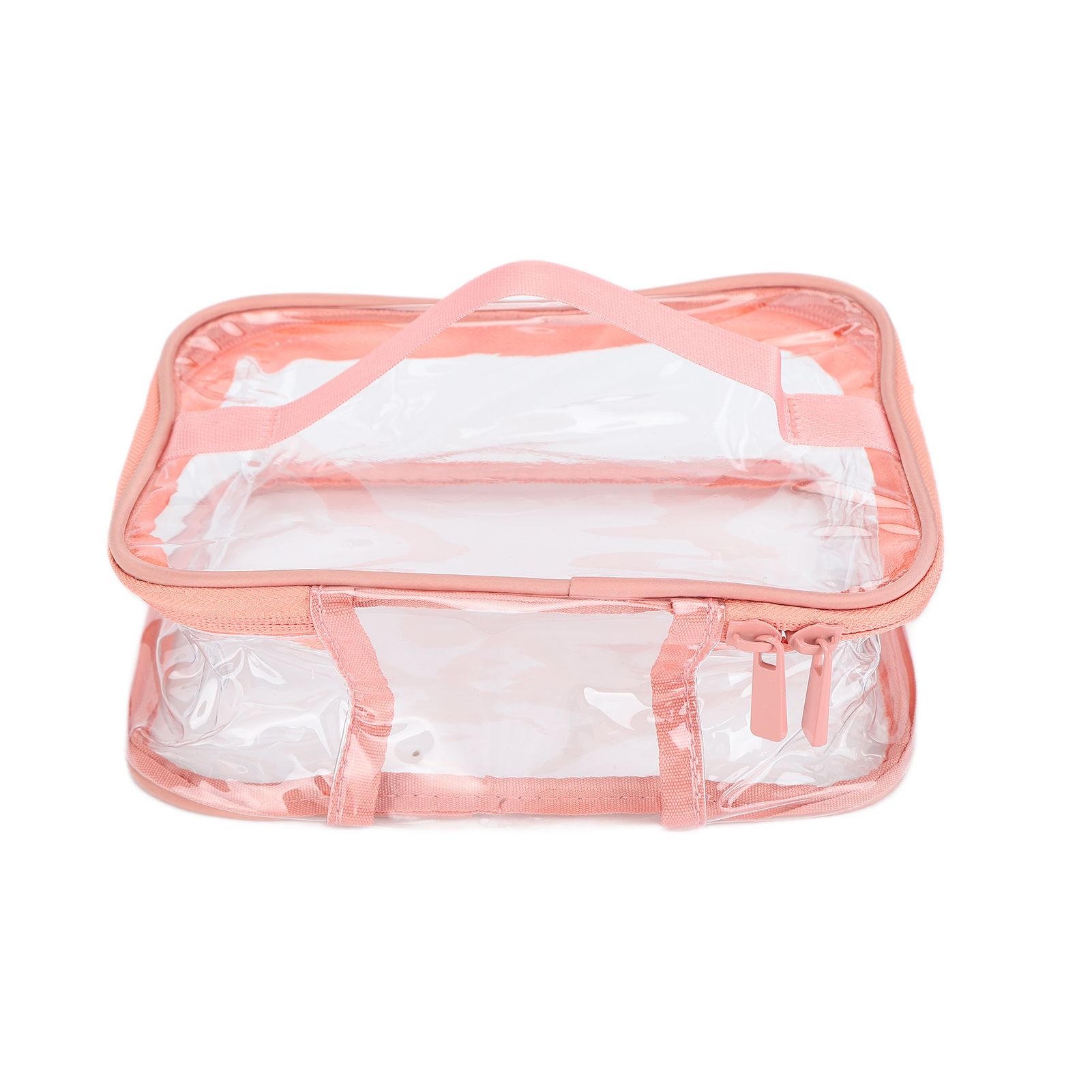 Clear Toiletry Bag Travel Cosmetic Makeup Bag PVC Storage Bag Portable Transparent Pouch for Traveling Vacation Bathroom - Image 6
