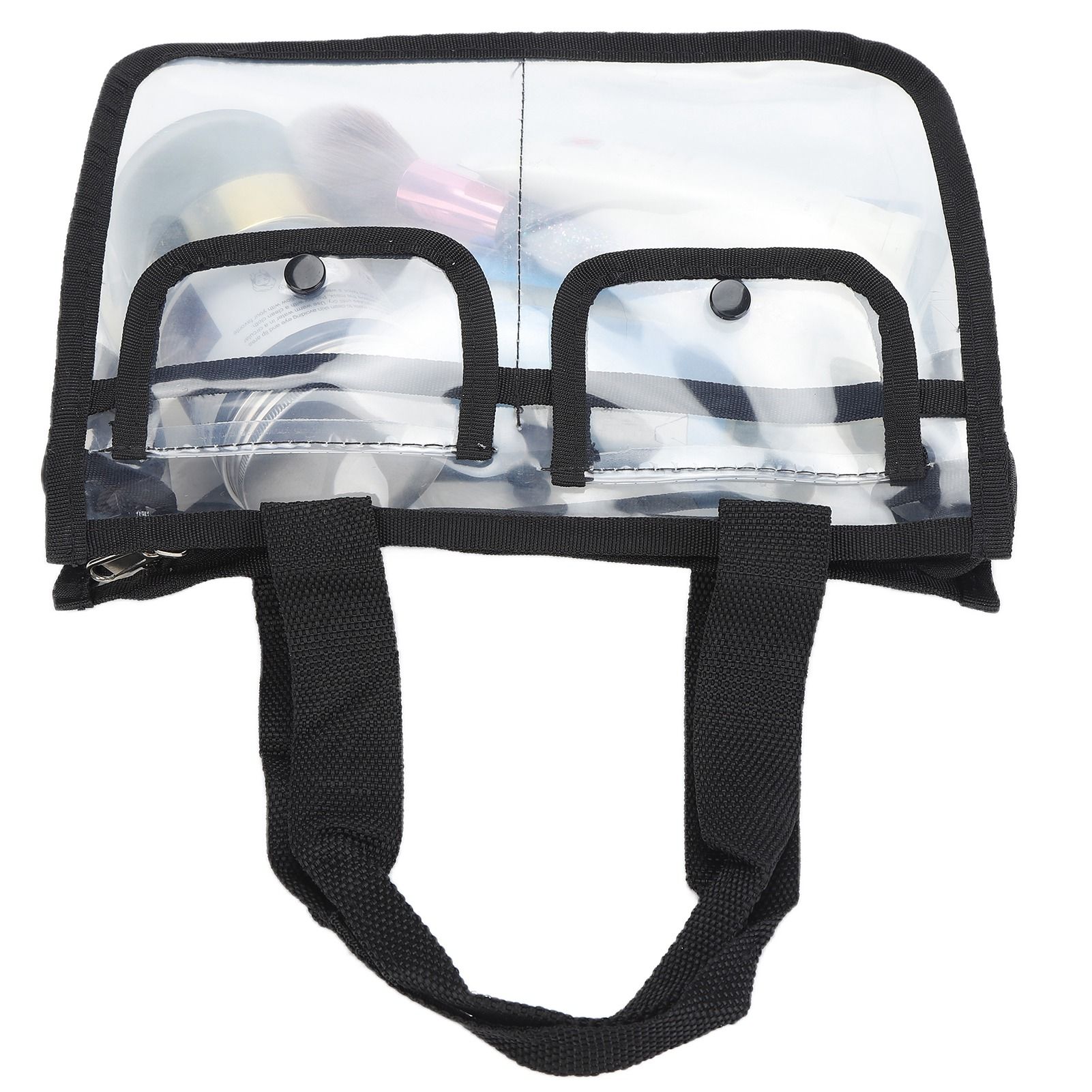Clear Toiletry Bag EVA Portable Transparent Cosmetic Makeup Bag for Traveling Vacation - Image 6
