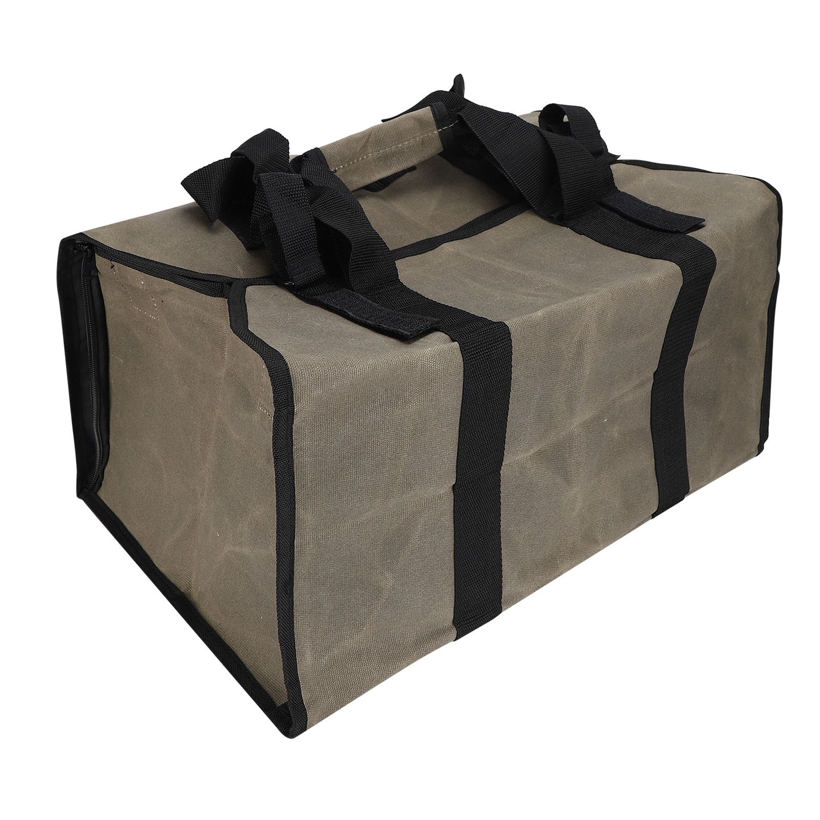 Log Carry Bag Waterproof Dual Use Portable Wet Wax Canvas Firewood Carrier Tote Bag for Logging - Image 7