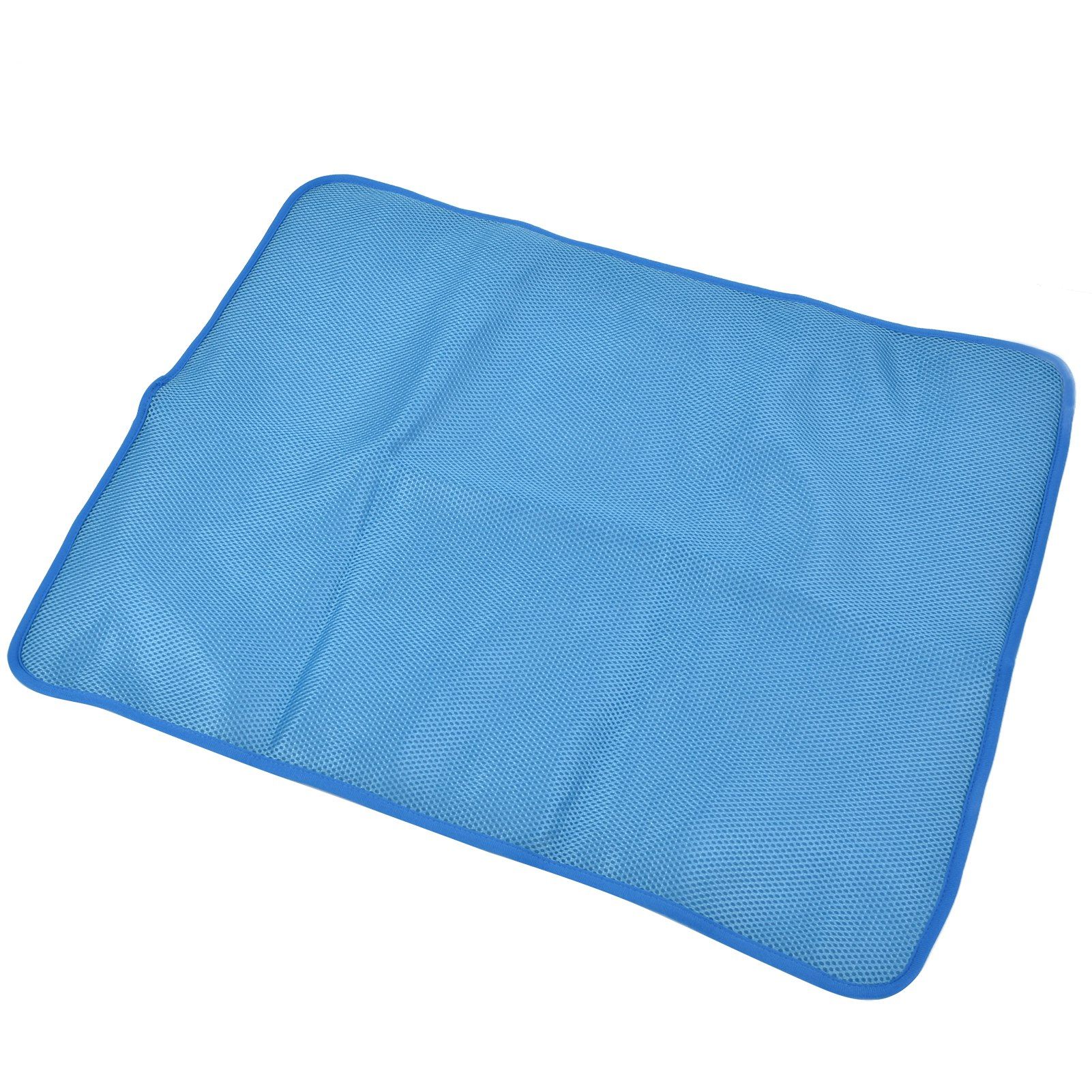 Pet Cooling Mat Breathable Soft Summer Dog Cat Sleeping Pad for Kennel Sofa Bed FloorBlue S - Image 5