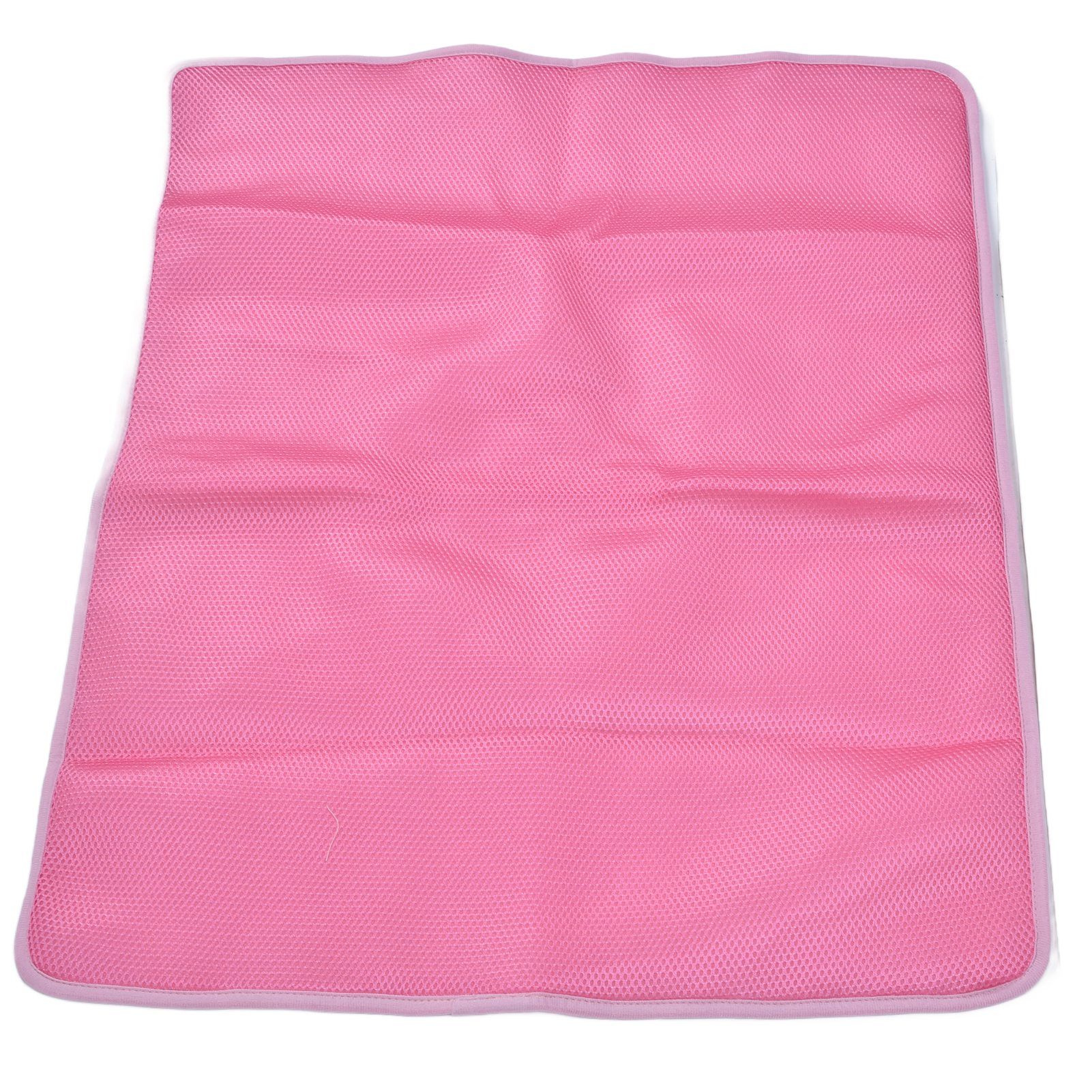 Pet Cooling Mat Breathable Soft Summer Dog Cat Sleeping Pad for Kennel Sofa Bed FloorPink XXL - Image 6