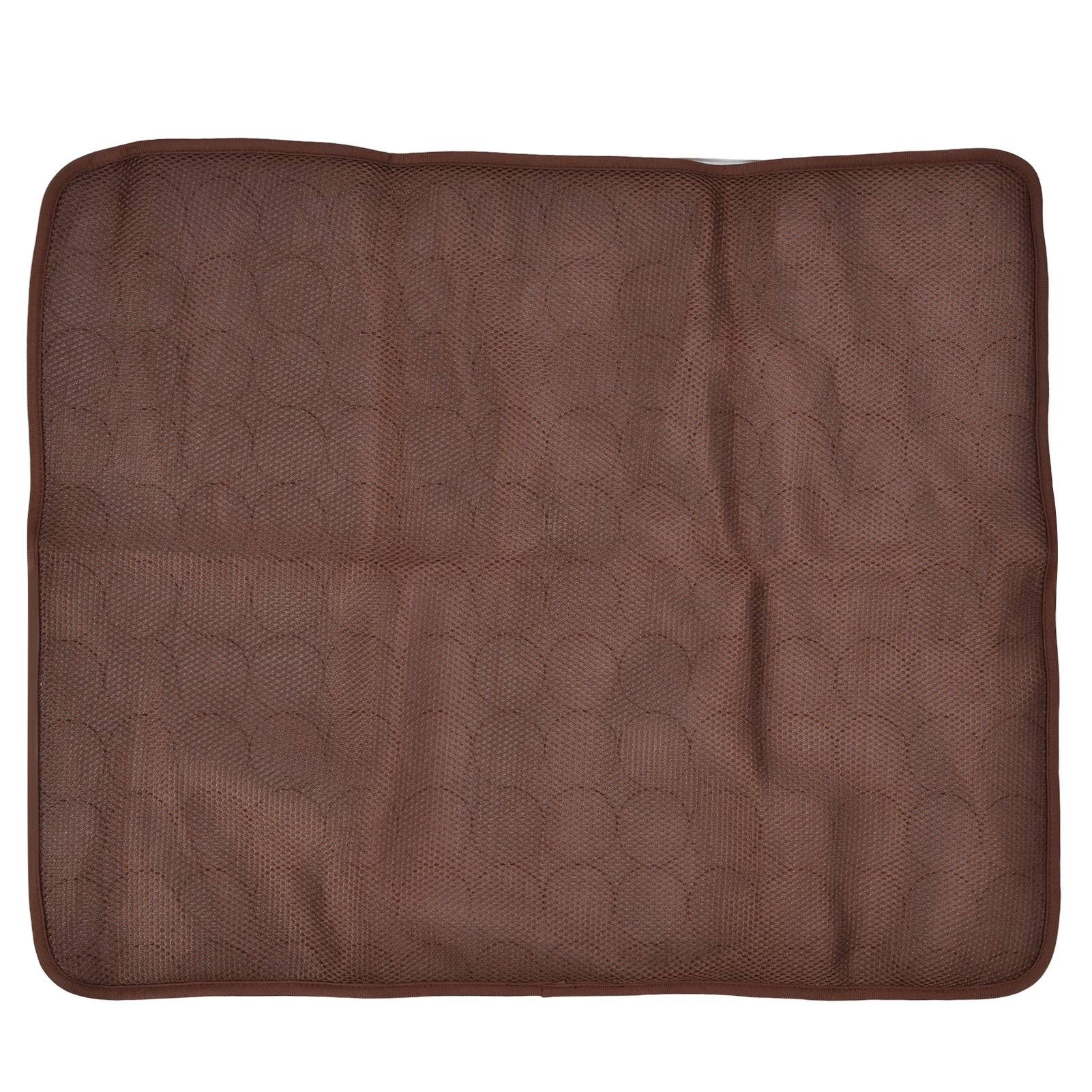 Pet Cooling Mat Breathable Soft Summer Dog Cat Sleeping Pad for Kennel Sofa Bed FloorBrown S - Image 5