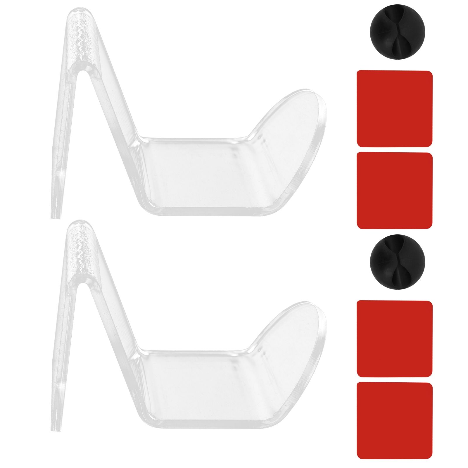 Headphone Bracket Wall Mounted Headset Hanger Acrylic Game Controller Bracket for Home Office - Image 1