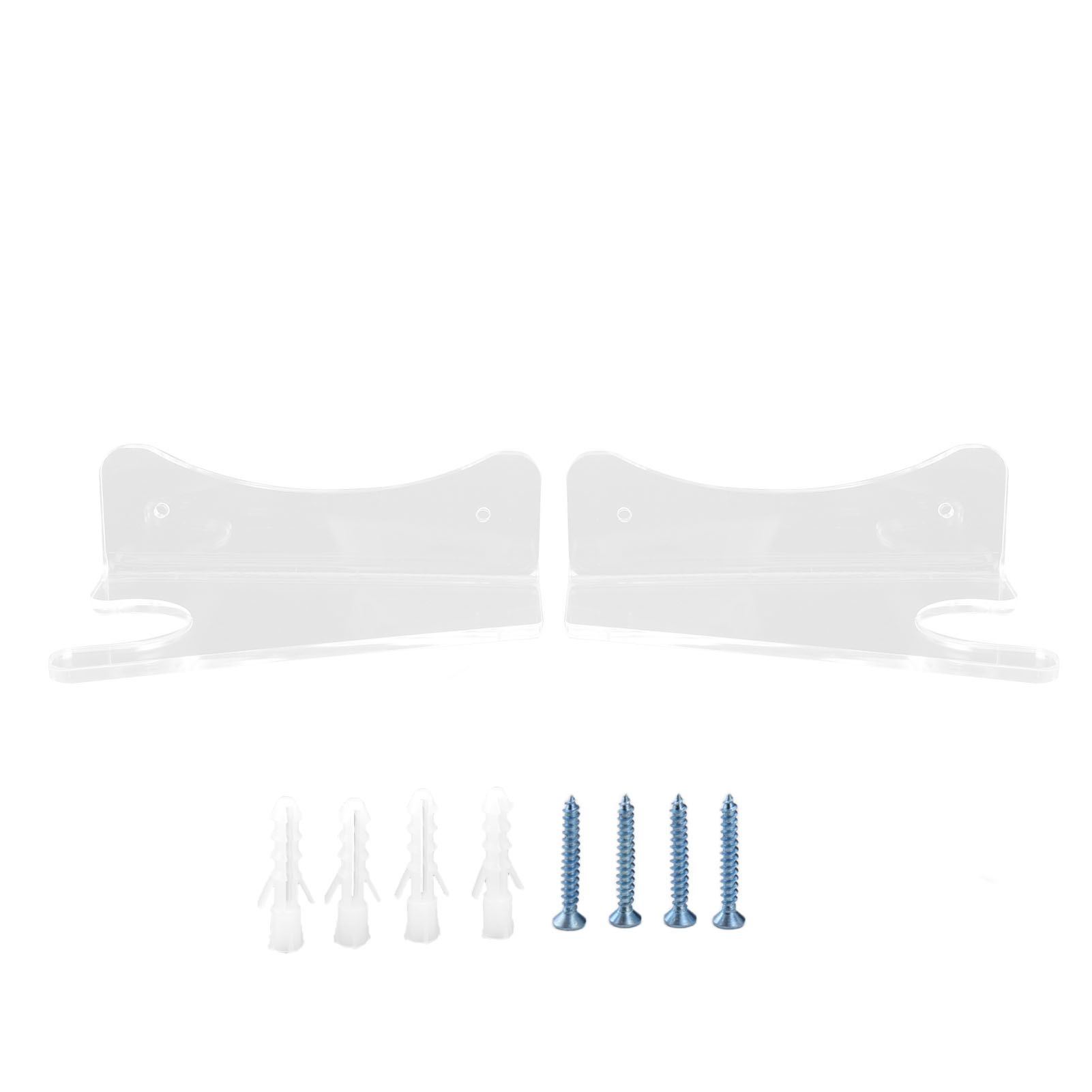 Universal Wall Mounted Bracket Transparent Acrylic Display Rack Stand Horizontal Wall Rack for Light Sword - Image 1