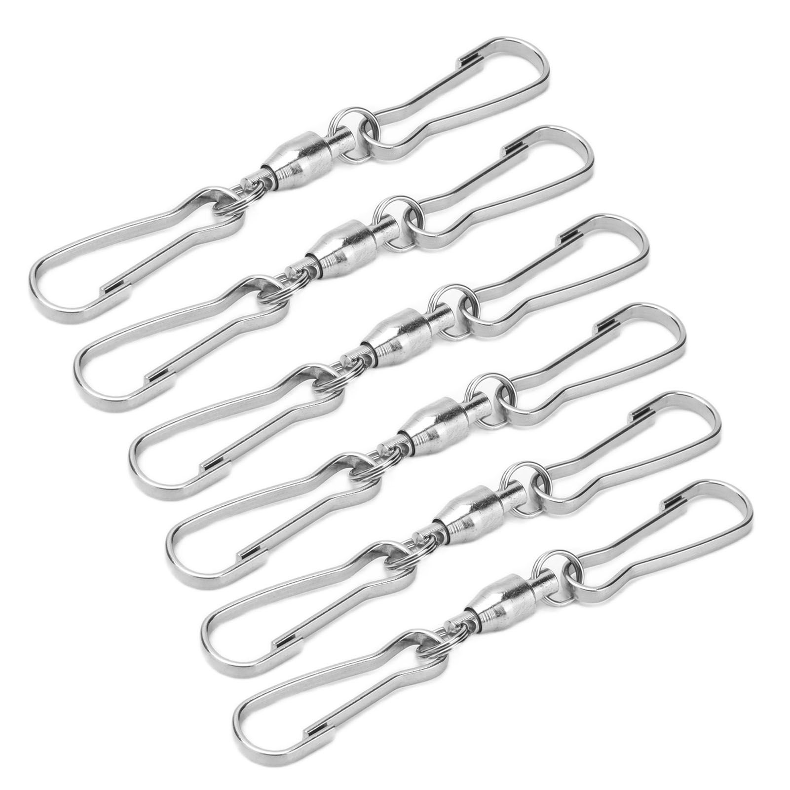 10pcs Hanging Hook Stainless Steel 360° Rotating Hook for Bird Feeder Wind Chimes7cm - Image 6