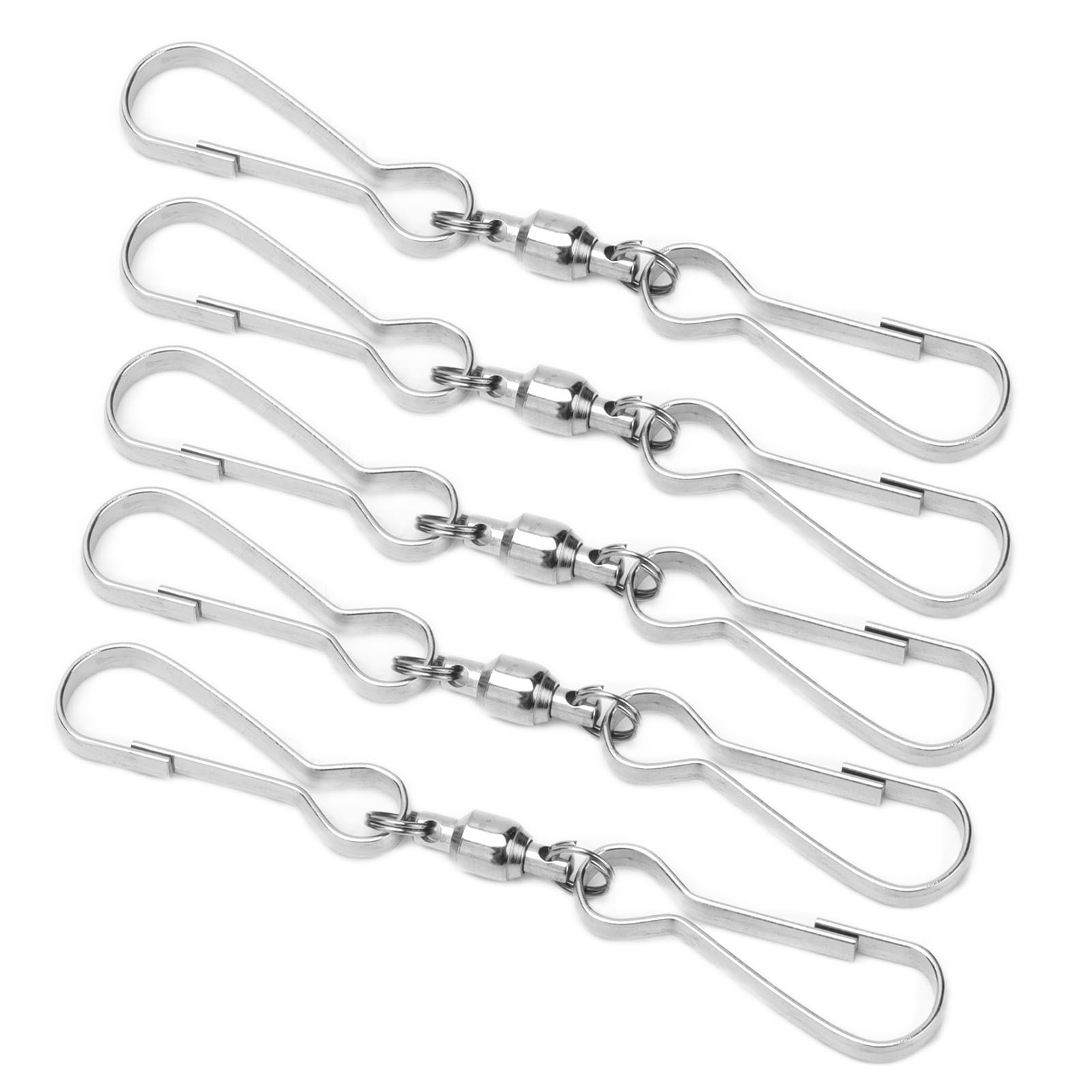 10pcs Hanging Hook Stainless Steel 360° Rotating Hook for Bird Feeder Wind Chimes8.2cm - Image 7