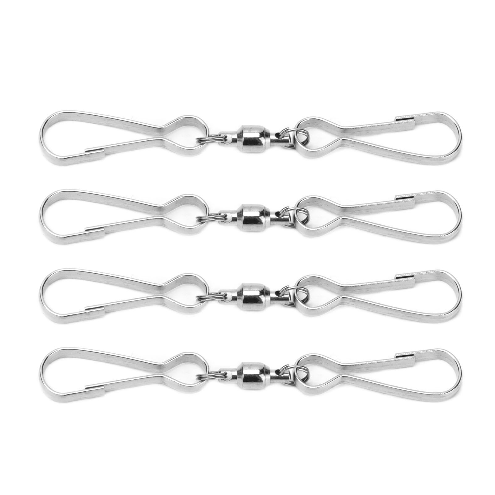 10pcs Hanging Hook Stainless Steel 360° Rotating Hook for Bird Feeder Wind Chimes8.2cm - Image 8