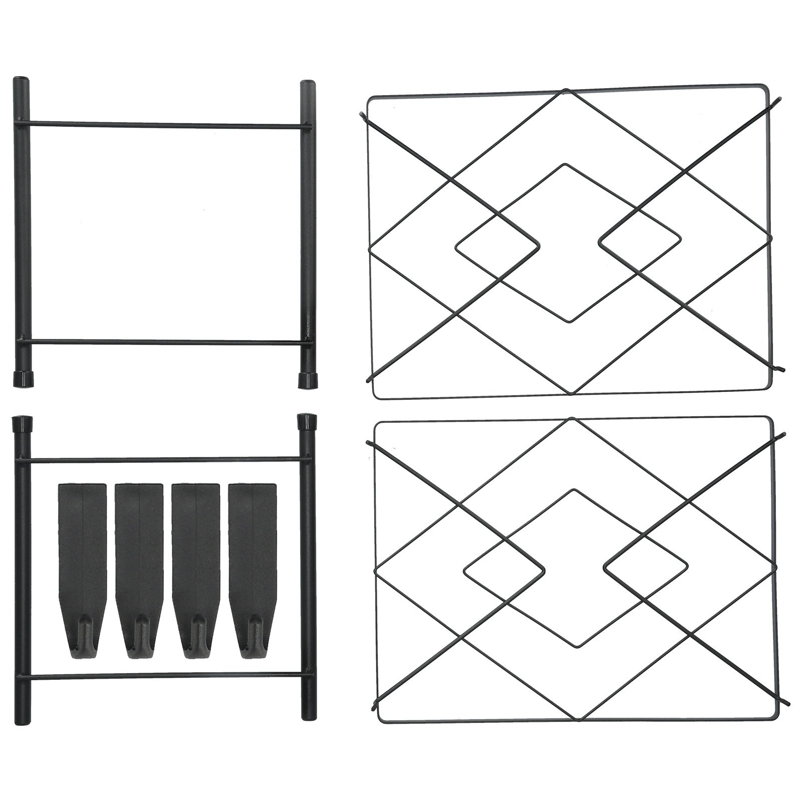 Multi Layer Pot Rack Free Standing Pan Organizer Holder Shelf Electric Cooker Cookware Rack for Kitchen2 Layer - Image 1