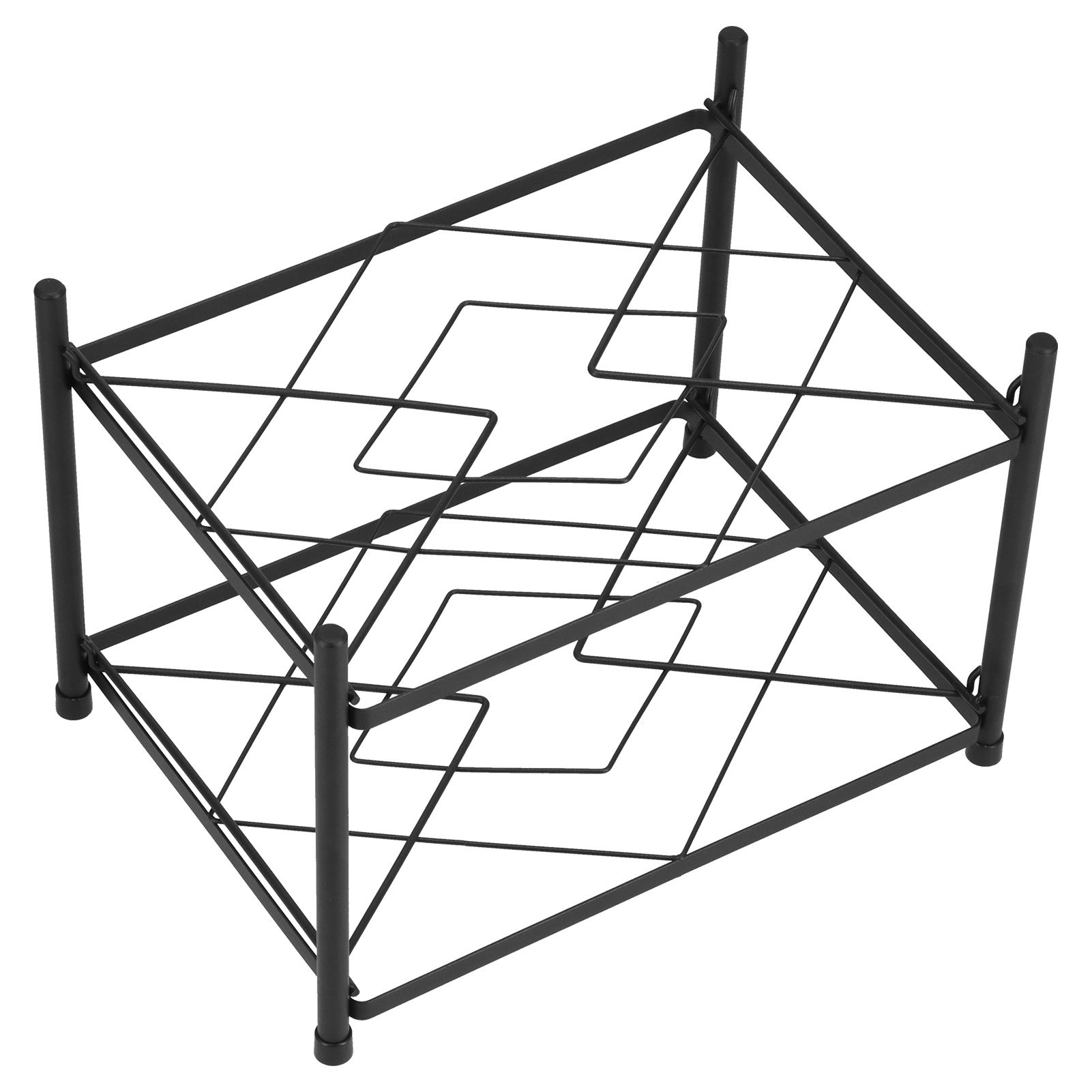 Multi Layer Pot Rack Free Standing Pan Organizer Holder Shelf Electric Cooker Cookware Rack for Kitchen2 Layer - Image 2