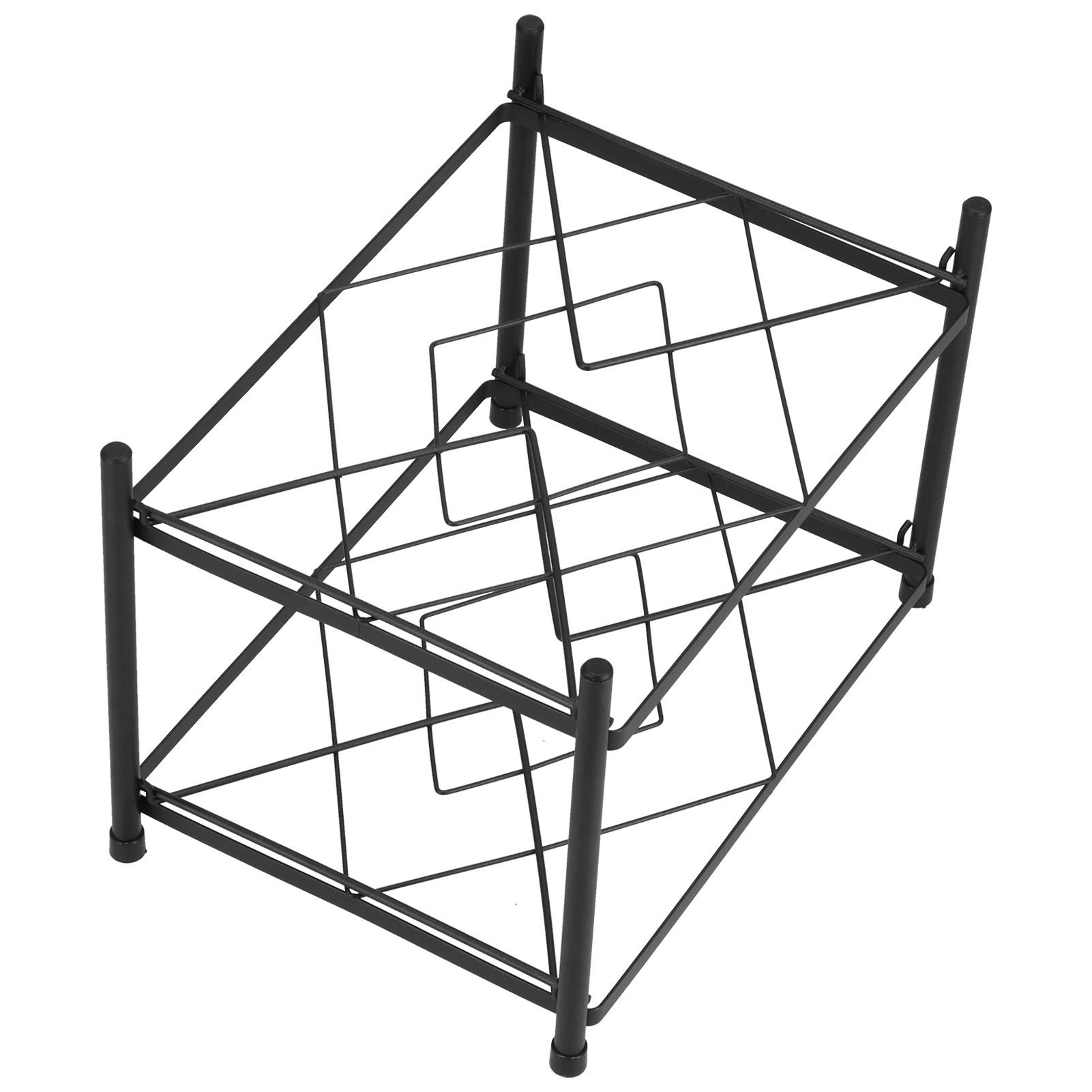 Multi Layer Pot Rack Free Standing Pan Organizer Holder Shelf Electric Cooker Cookware Rack for Kitchen2 Layer - Image 5