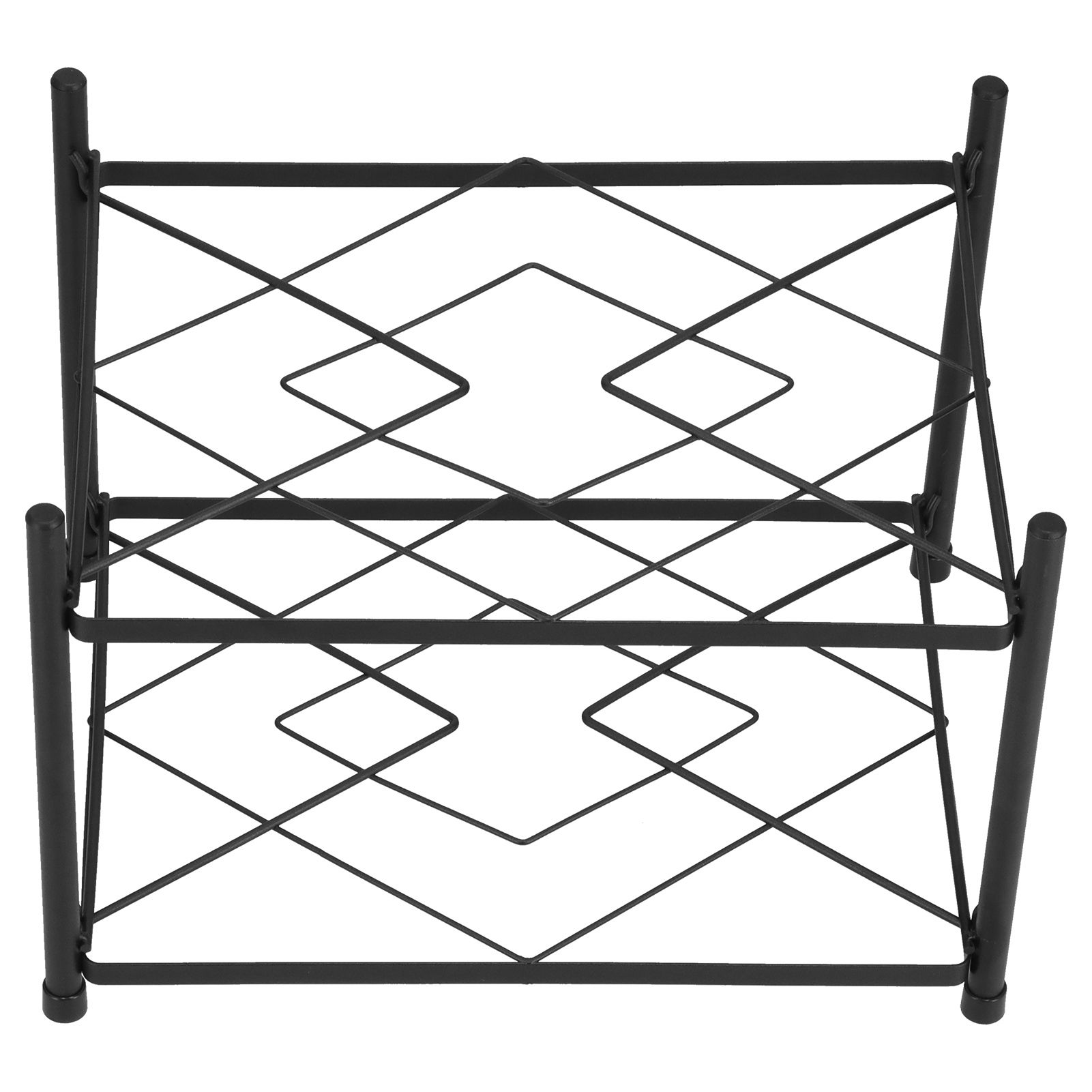 Multi Layer Pot Rack Free Standing Pan Organizer Holder Shelf Electric Cooker Cookware Rack for Kitchen2 Layer - Image 8