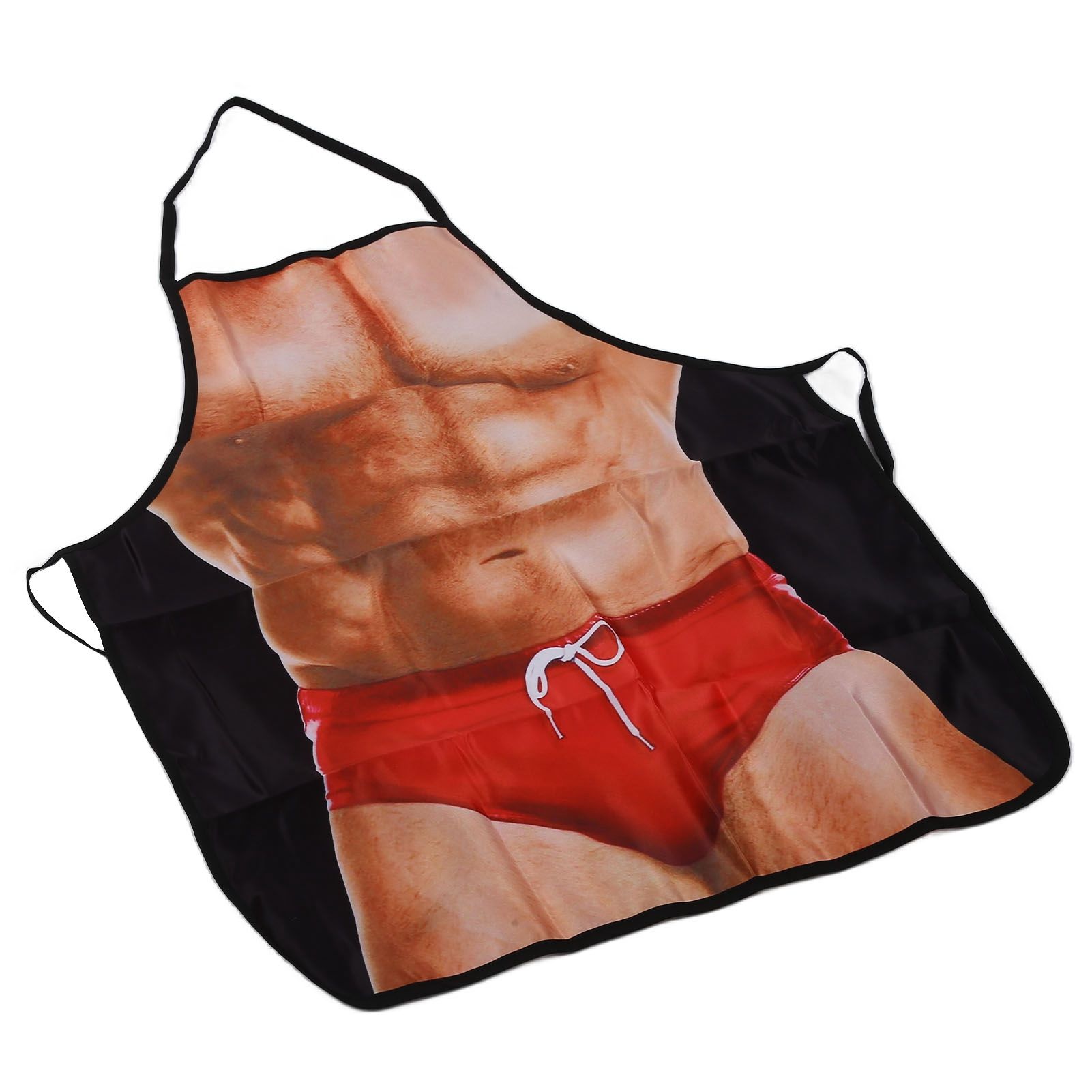 Muscle Pattern Funny Novelty Apron Kitchen Apron for Men Women Chef Waitress BBQ Baking - Image 2