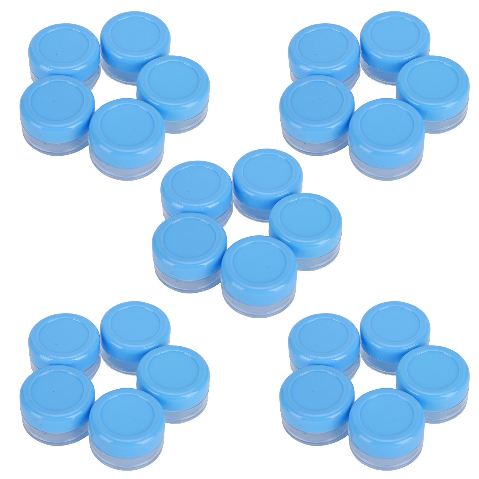 Empty Cream Container 25pcs Plastic Compact Round Small Cosmetic Jar for Travel - Image 6