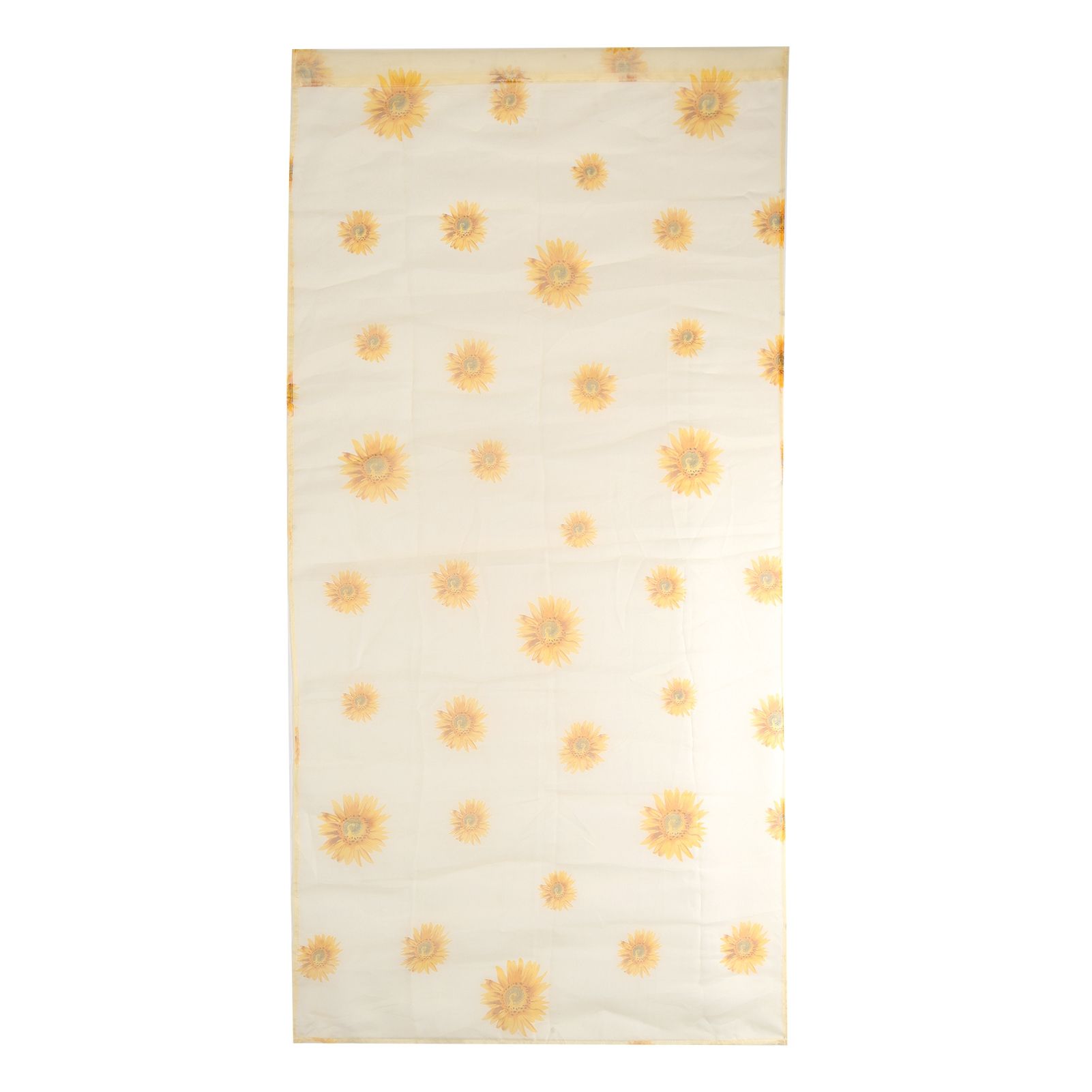 Sheer Curtain Sunflower Pattern Transparent Balcony Window Curtains Decor for Bedroom Living Room - Image 1