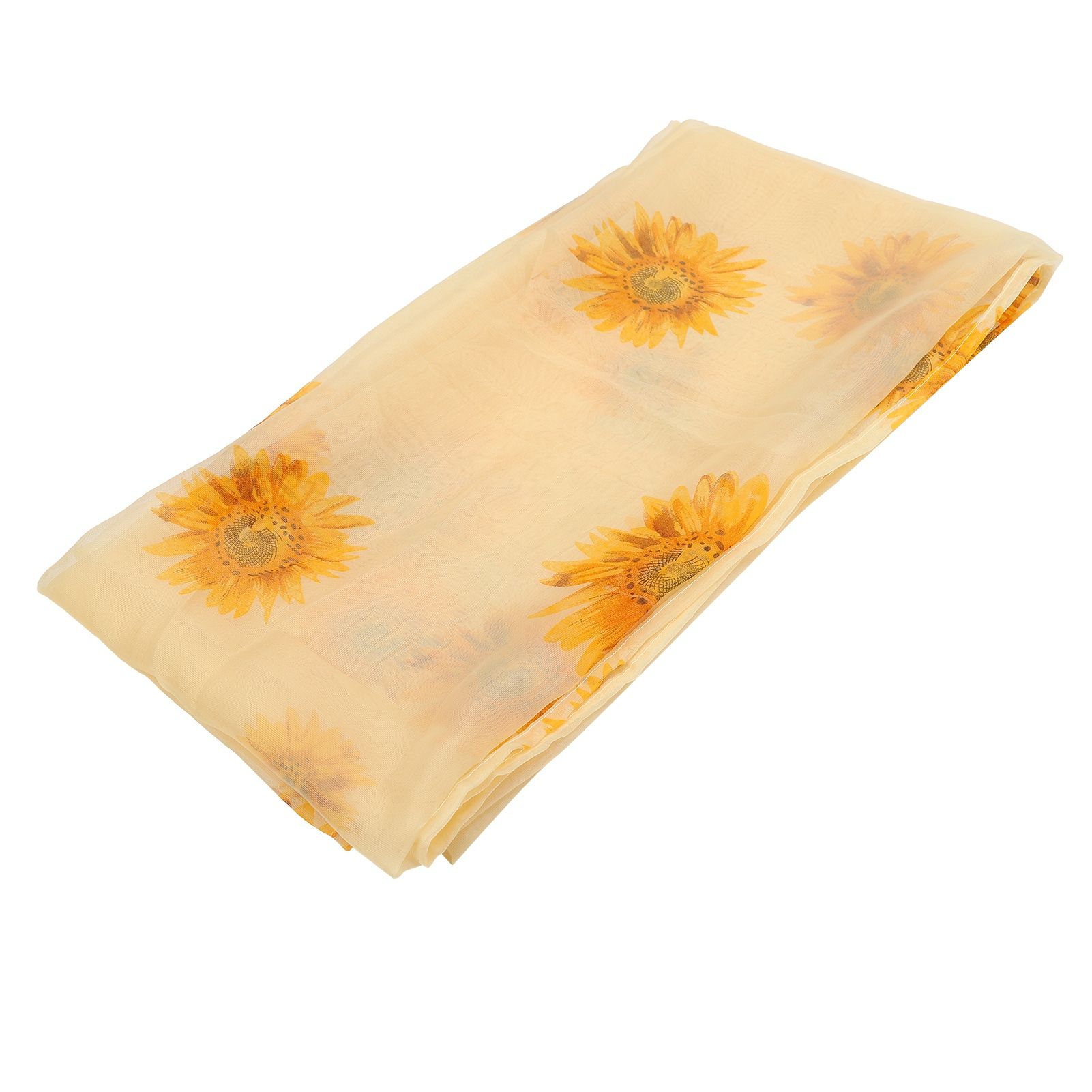 Sheer Curtain Sunflower Pattern Transparent Balcony Window Curtains Decor for Bedroom Living Room - Image 2