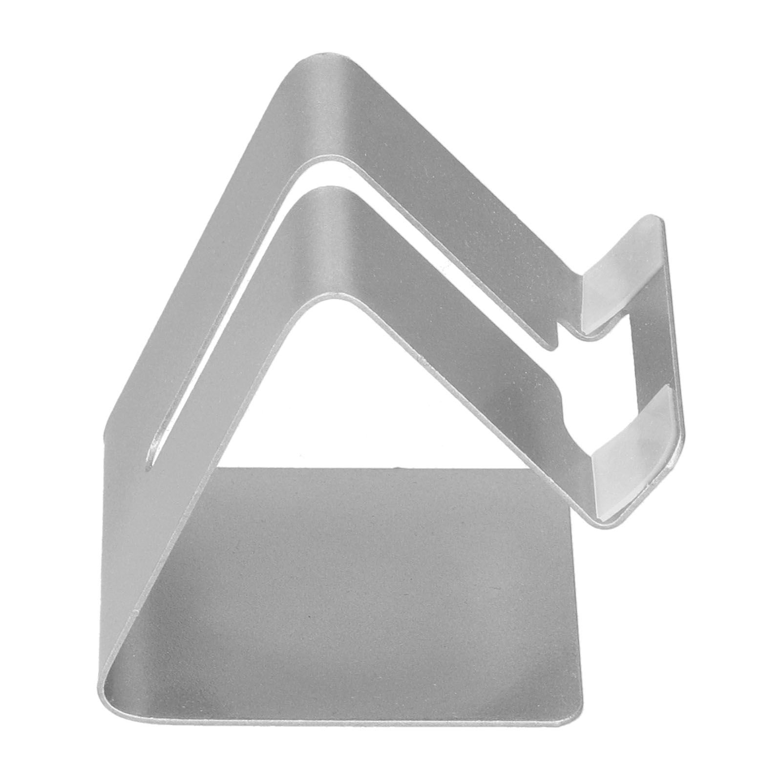 Cell Phone Holder Aluminum Alloy Lightweight and Portable Desk Phone Stand for Mobile Phones and TabletsSilver - Image 5