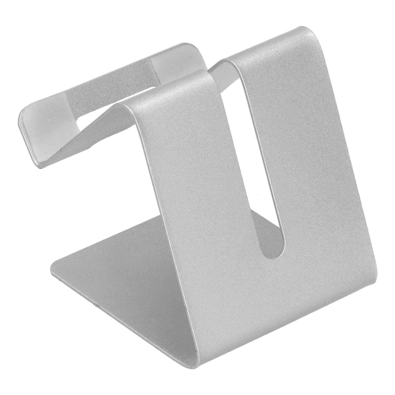 Cell Phone Holder Aluminum Alloy Lightweight and Portable Desk Phone Stand for Mobile Phones and TabletsSilver - Image 6