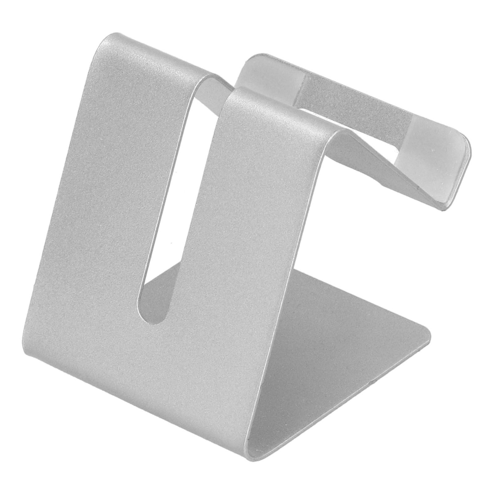 Cell Phone Holder Aluminum Alloy Lightweight and Portable Desk Phone Stand for Mobile Phones and TabletsSilver - Image 7