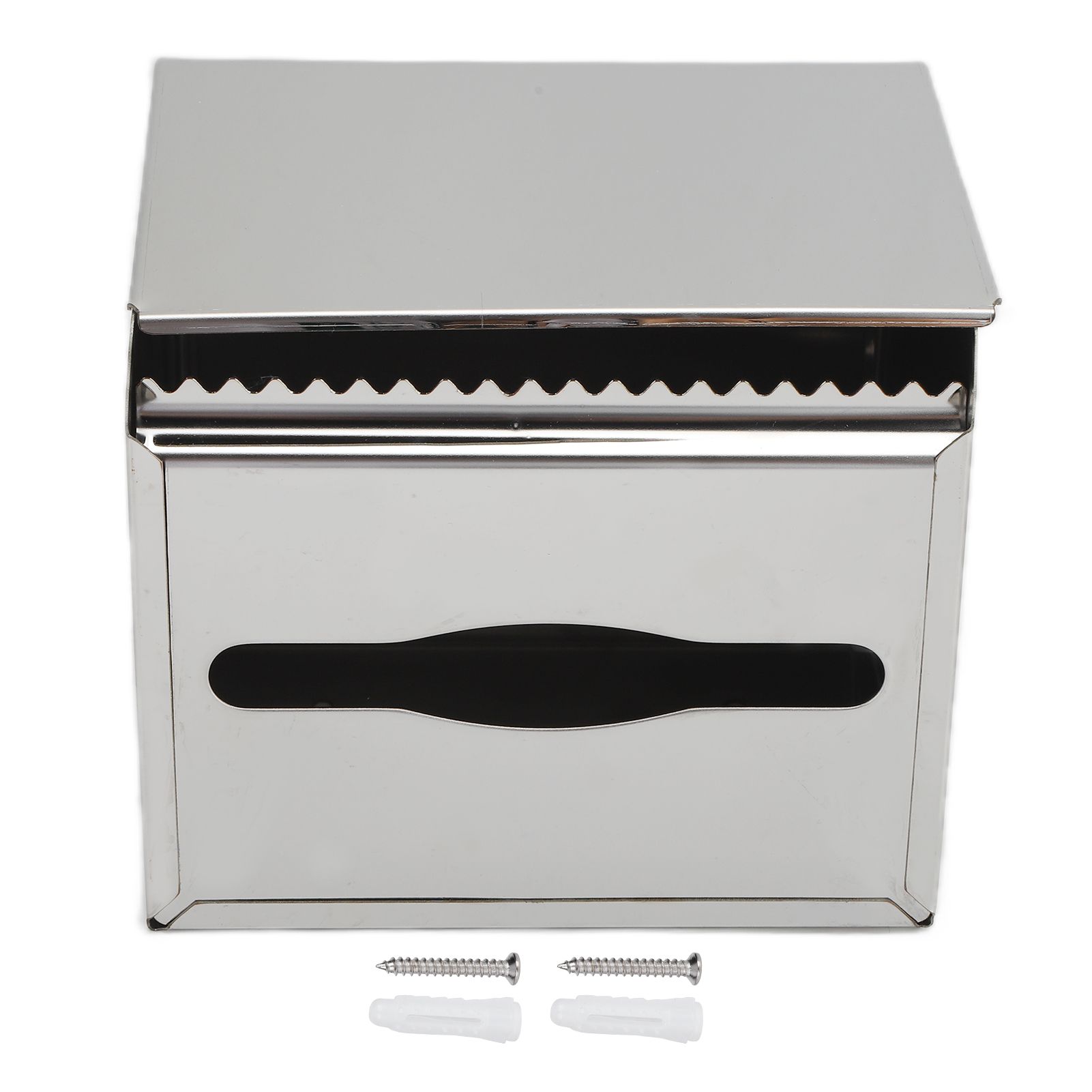 Tissue Holder Durable 304 Stainless Steel Tissue Box for Kitchen Bathroom Bedroom4351 Mirror Surface Tissue Box - Image 1