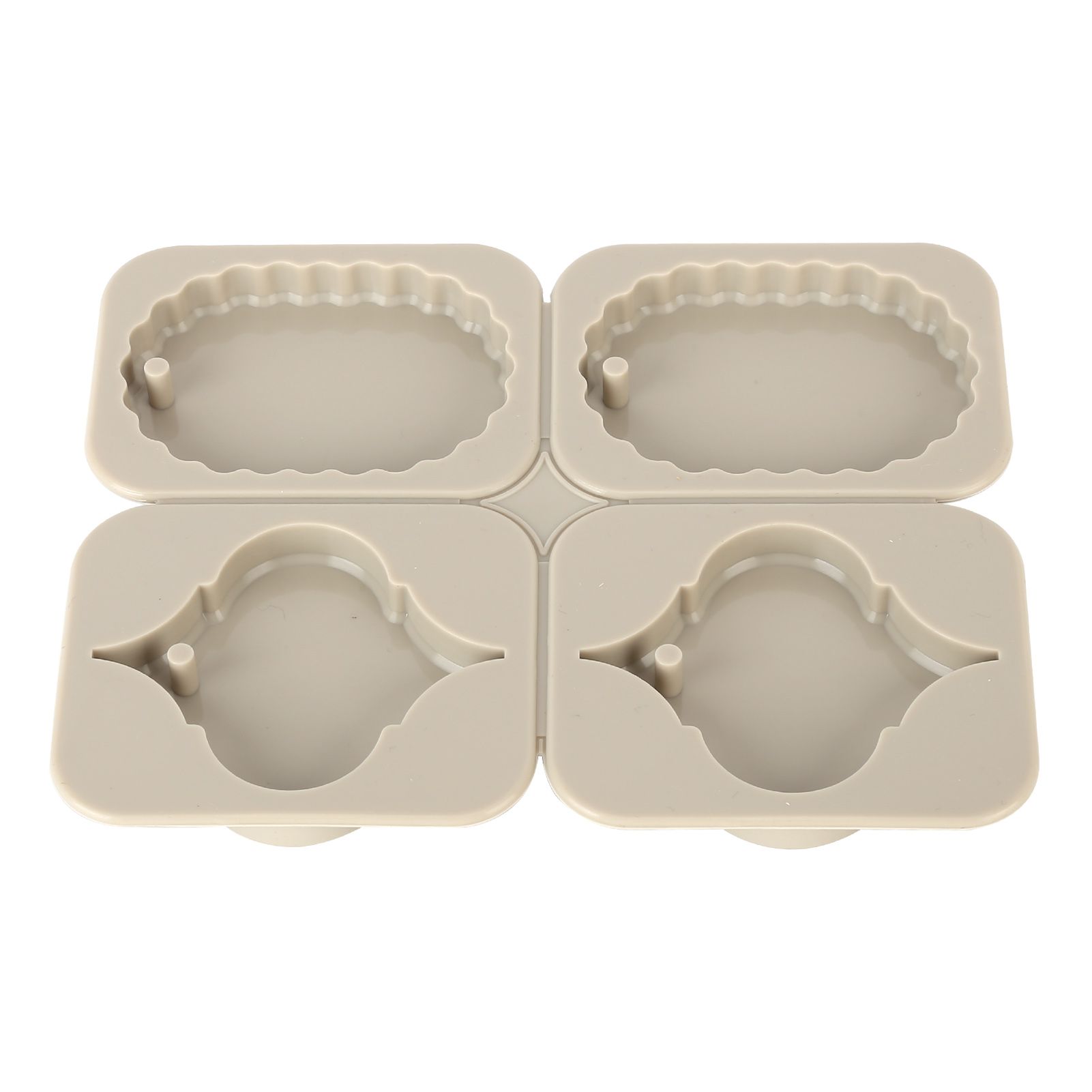 DIY Silicone Mold Reusable Car Pendant Decorative Wax Mold for Home Kitchen Handcraft ShopPeach Heart - Image 1