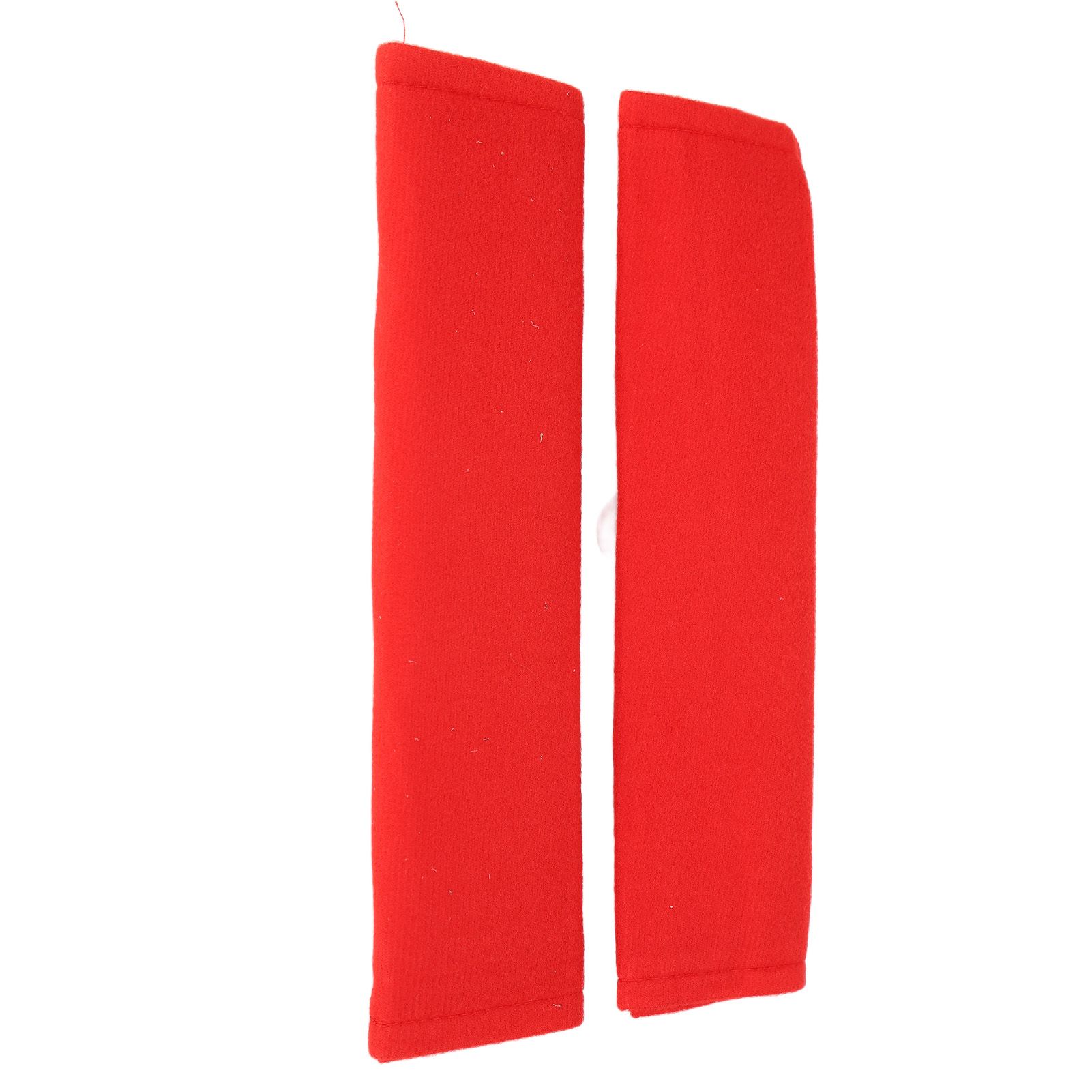 2PCS Seatbelt Pad Car Safety Belt Pad Shoulder Pad Soft Comfortable Belt Strap for Adult ChildrenRed - Image 4
