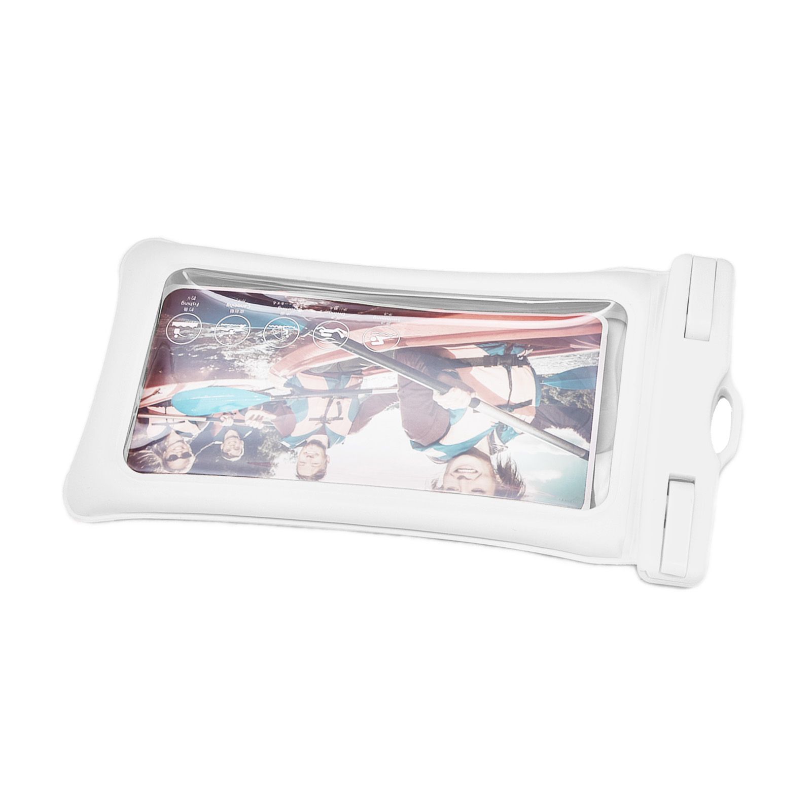 TPU Universal Floating Waterproof Phone Bag Pouch Cover with Lanyard for Below 7.2‑inch PhoneWhite - Image 2