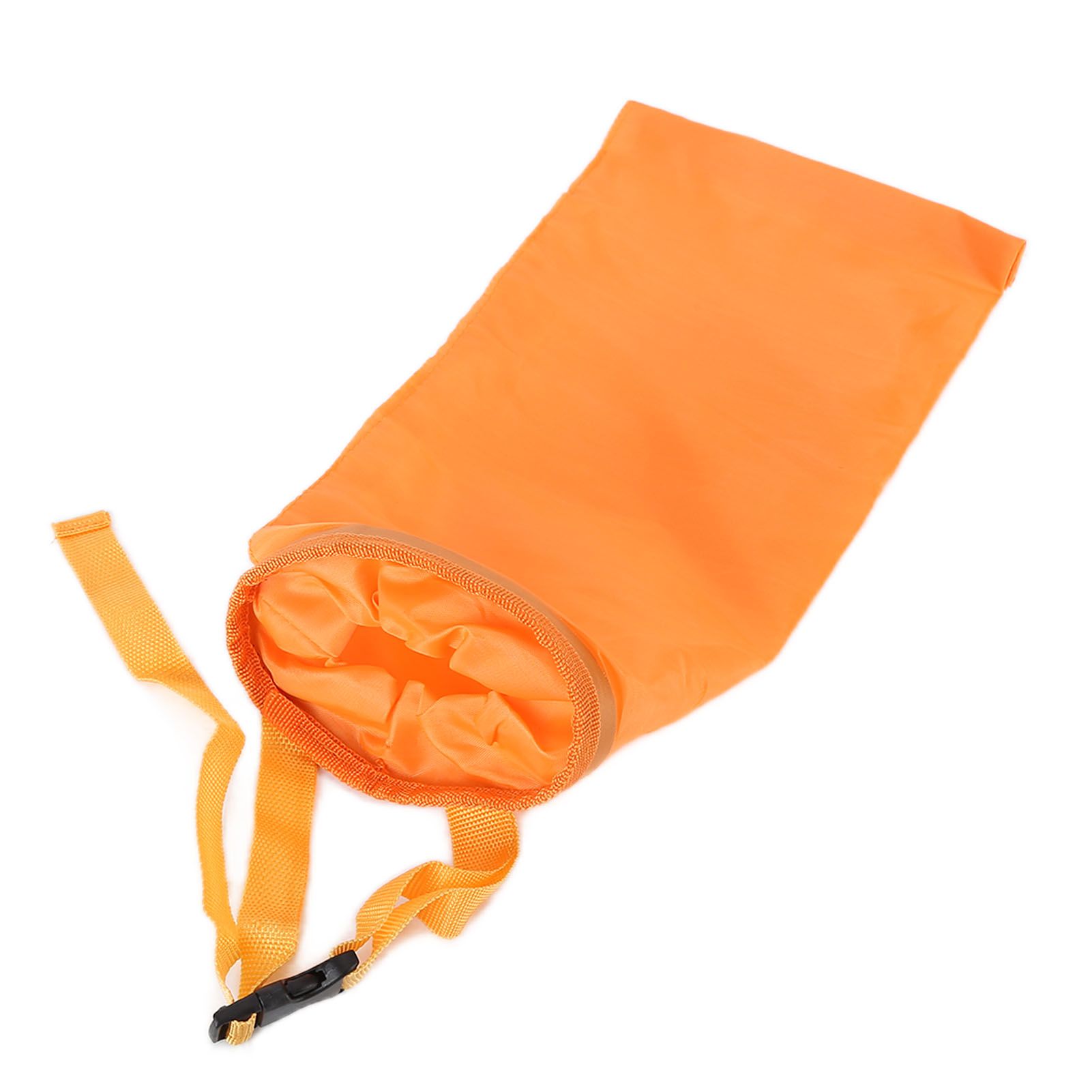 Multifunctional Car Waste Bin Garbage Bag Back Seat Hanging Storage Bag Travel Organizer HolderOrange - Image 2