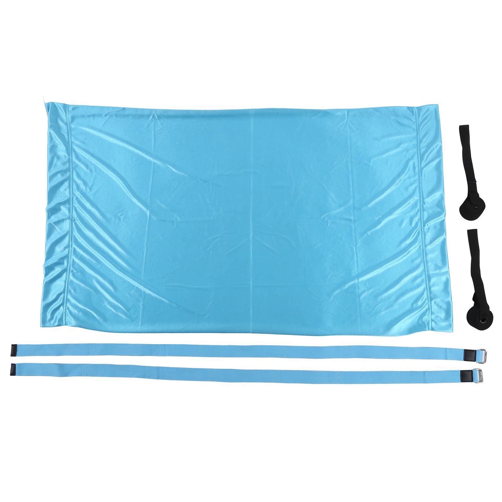 Yoga Hammock Handstand Split Leg Stretchable Training Portable Elastic Aerial Hammock for HomeSky Blue - Image 8