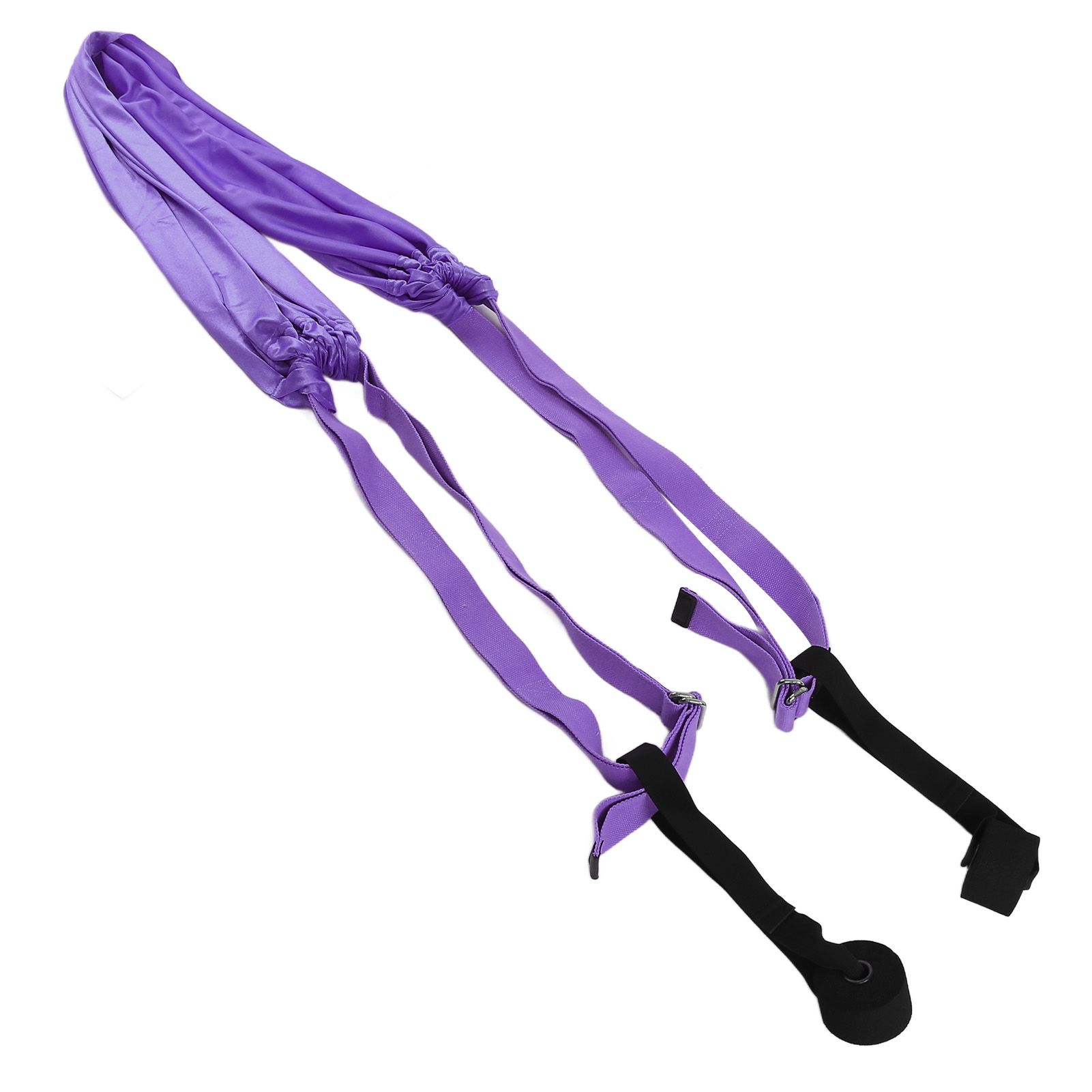 Yoga Hammock Handstand Split Leg Stretchable Training Portable Elastic Aerial Hammock for HomePurple - Image 2