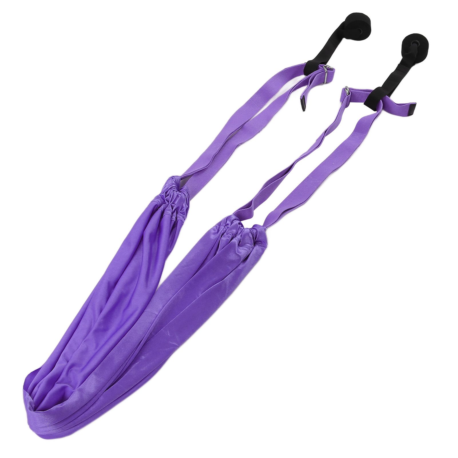 Yoga Hammock Handstand Split Leg Stretchable Training Portable Elastic Aerial Hammock for HomePurple - Image 8