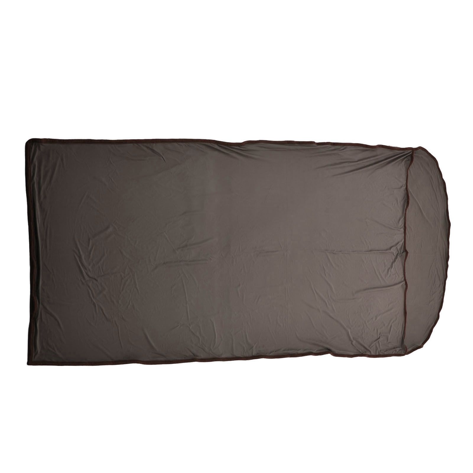 Sleeping Bag Liner Ultralight Multifunctional Elastic Sleeping Sack Liner for Outdoor CampingGrey - Image 3