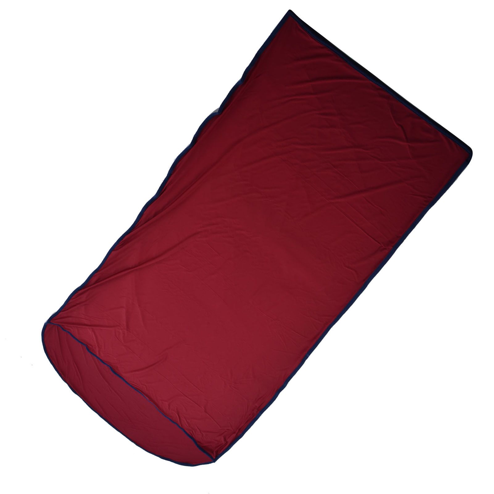 Sleeping Bag Liner Ultralight Multifunctional Elastic Sleeping Sack Liner for Outdoor CampingWine Red - Image 6