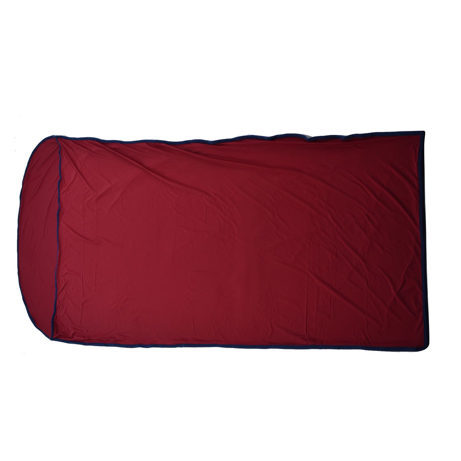 Sleeping Bag Liner Ultralight Multifunctional Elastic Sleeping Sack Liner for Outdoor CampingWine Red - Image 7