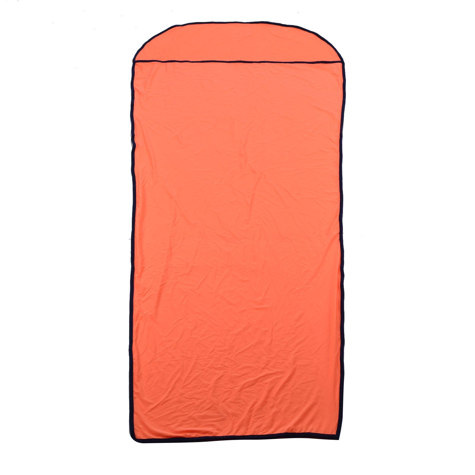 Sleeping Bag Liner Ultralight Multifunctional Elastic Sleeping Sack Liner for Outdoor CampingOrange - Image 1