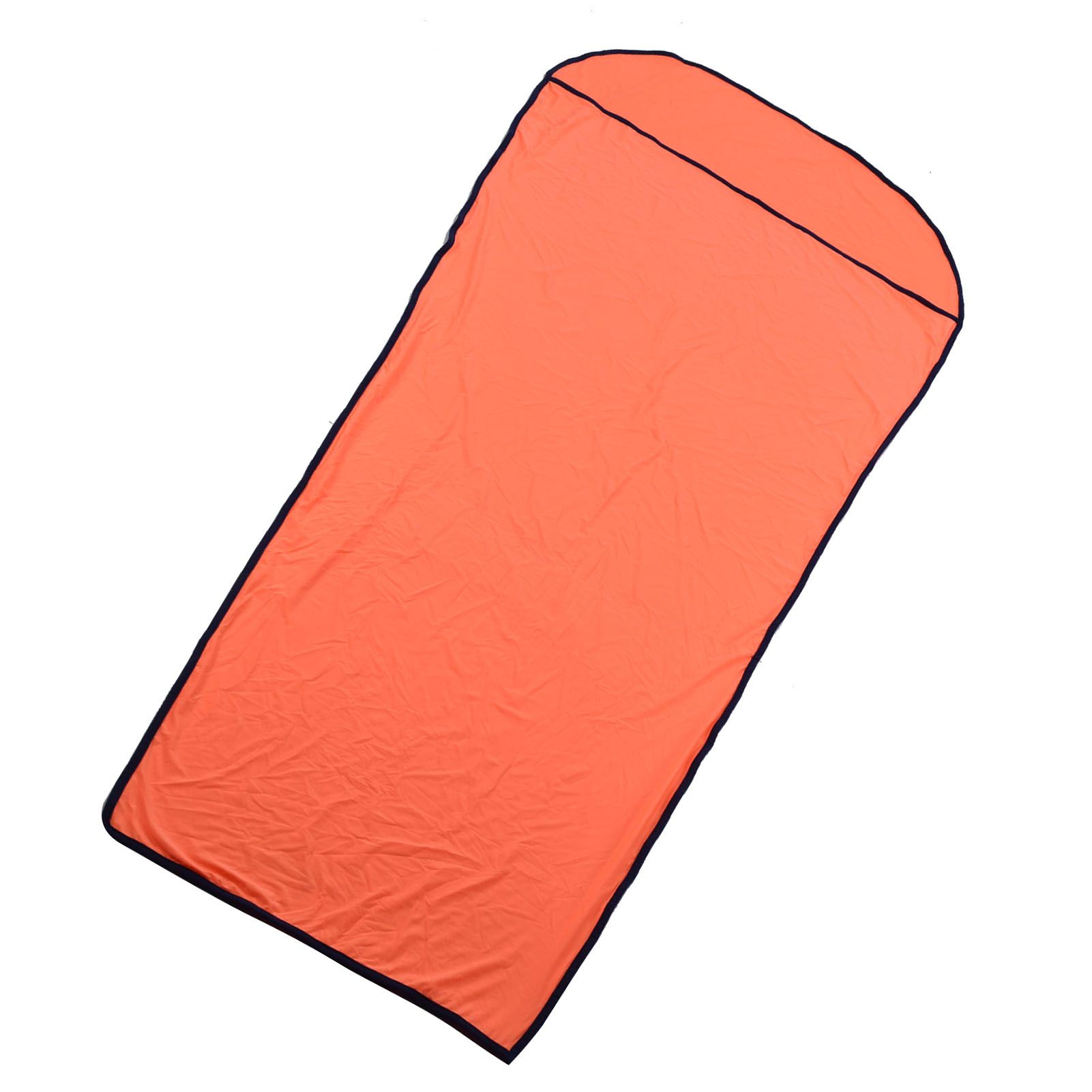 Sleeping Bag Liner Ultralight Multifunctional Elastic Sleeping Sack Liner for Outdoor CampingOrange - Image 2