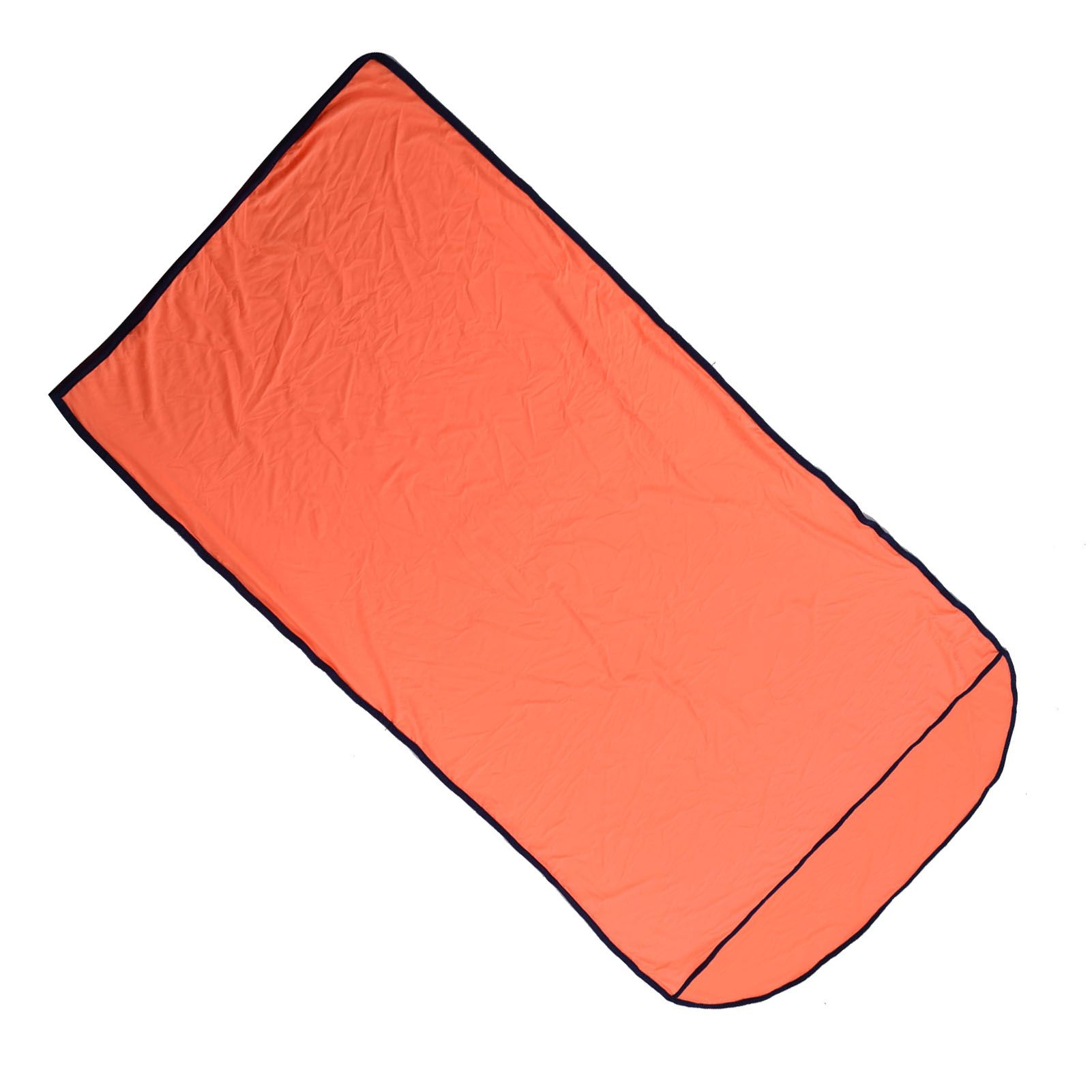 Sleeping Bag Liner Ultralight Multifunctional Elastic Sleeping Sack Liner for Outdoor CampingOrange - Image 4