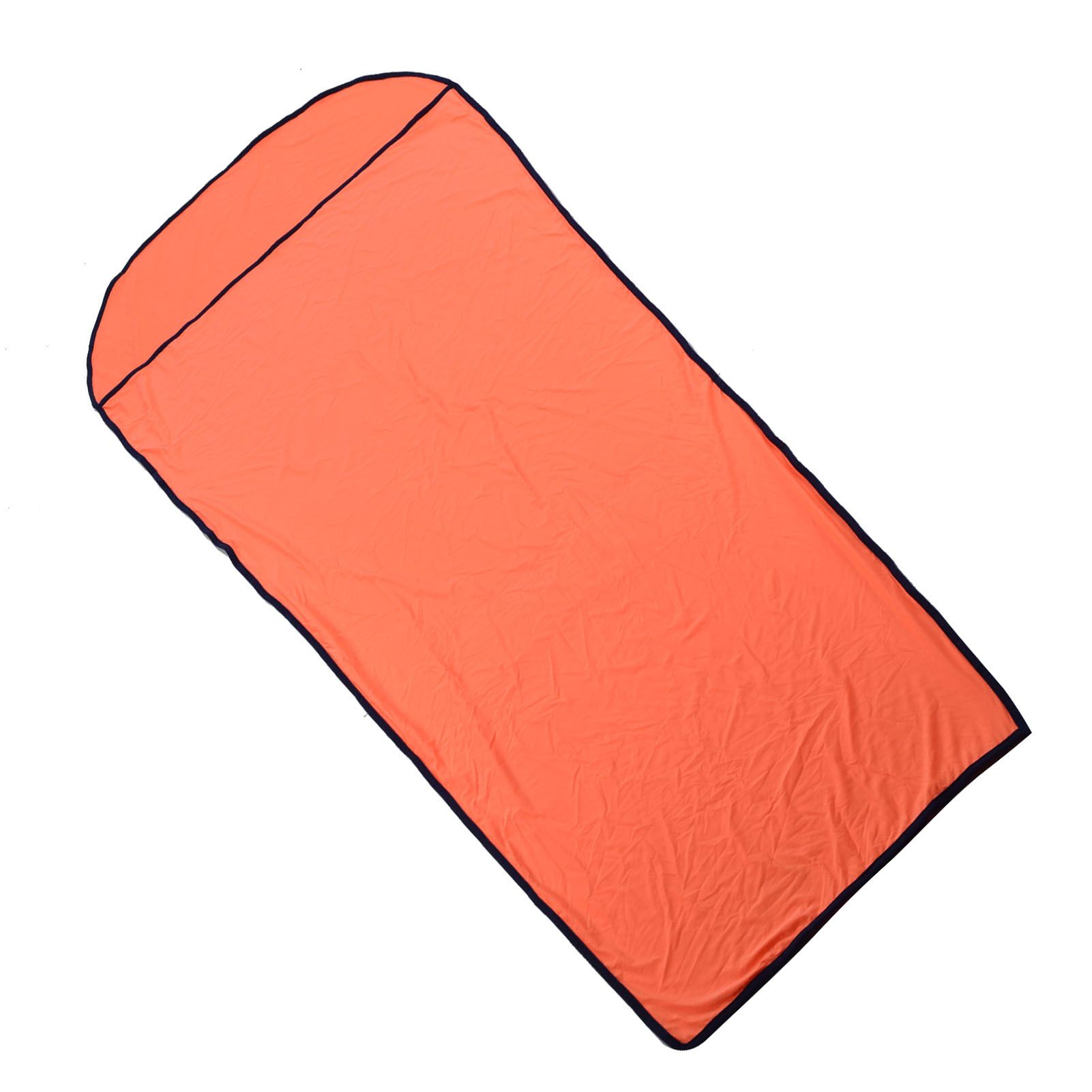 Sleeping Bag Liner Ultralight Multifunctional Elastic Sleeping Sack Liner for Outdoor CampingOrange - Image 8