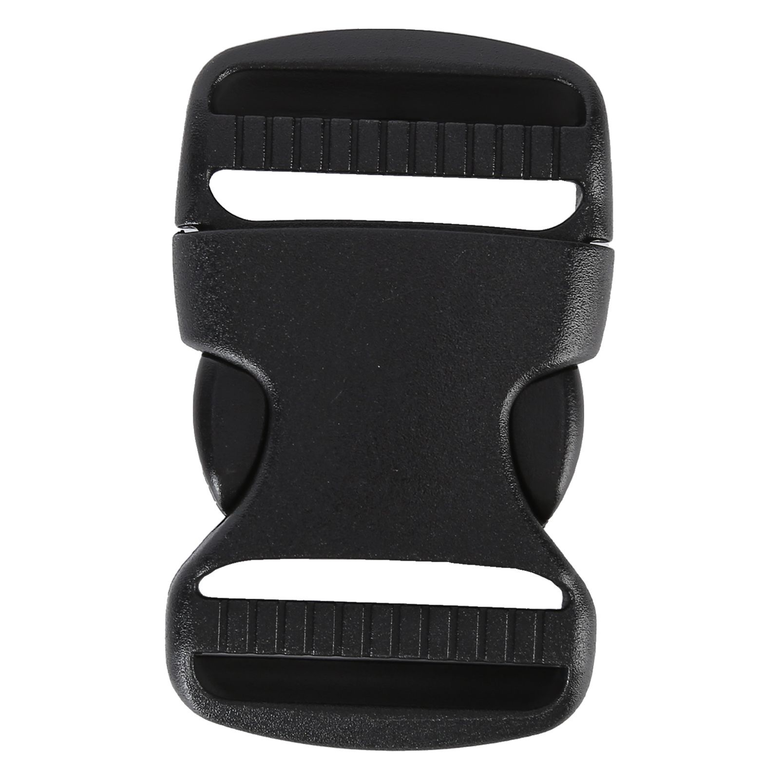 5Pcs Quick Release Buckle Plastic Dual Adjustable Strap Buckles Replacement DIY Craft for Backpack BlackFor 32mm Width Strap - Image 2