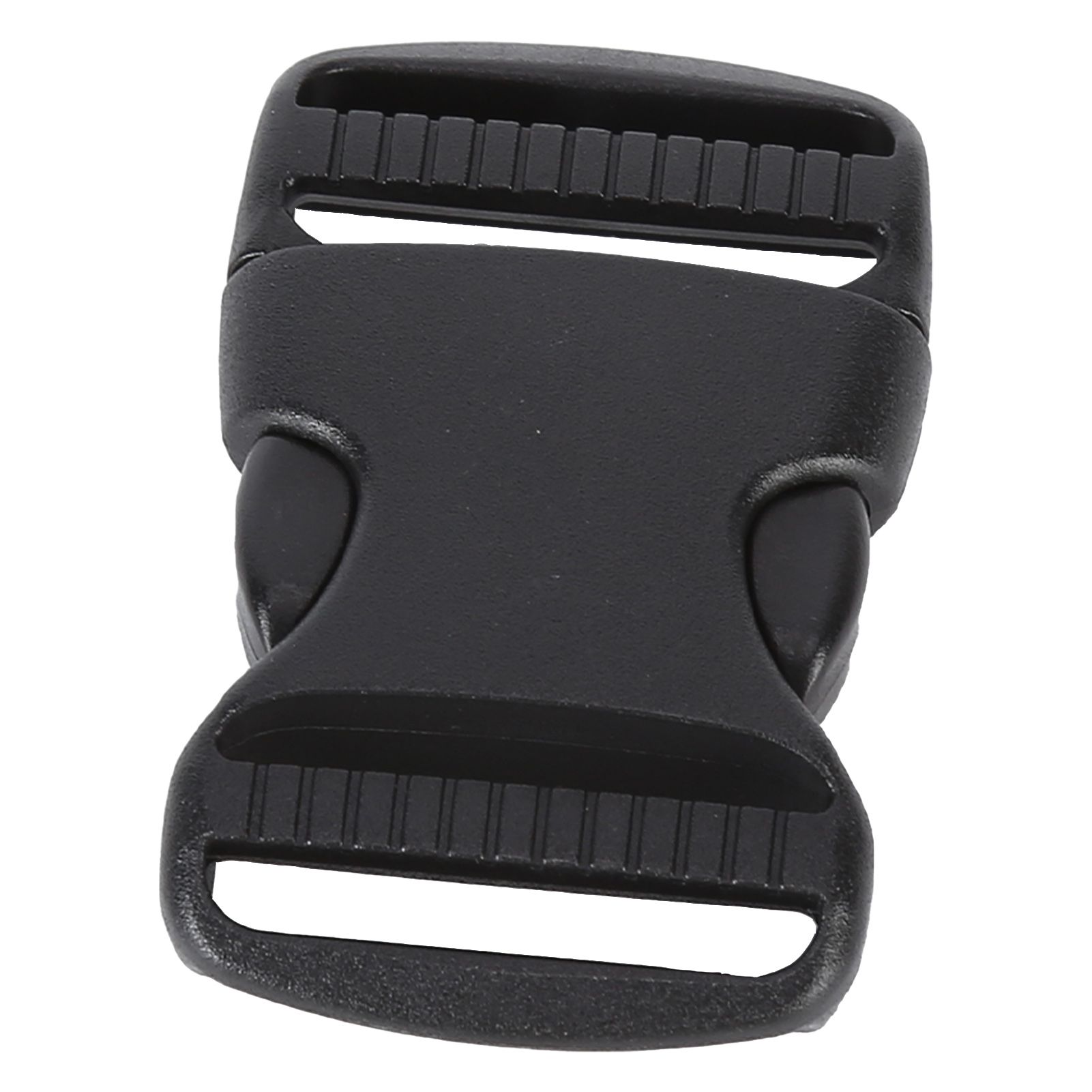 5Pcs Quick Release Buckle Plastic Dual Adjustable Strap Buckles Replacement DIY Craft for Backpack BlackFor 32mm Width Strap - Image 4