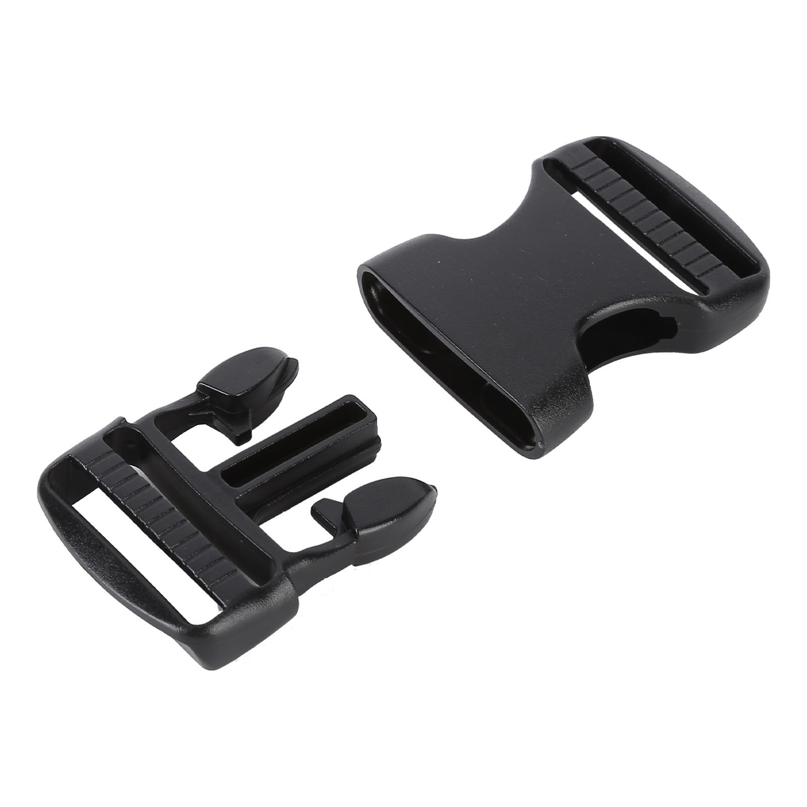 5Pcs Quick Release Buckle Plastic Dual Adjustable Strap Buckles Replacement DIY Craft for Backpack BlackFor 38mm Width Strap - Image 6