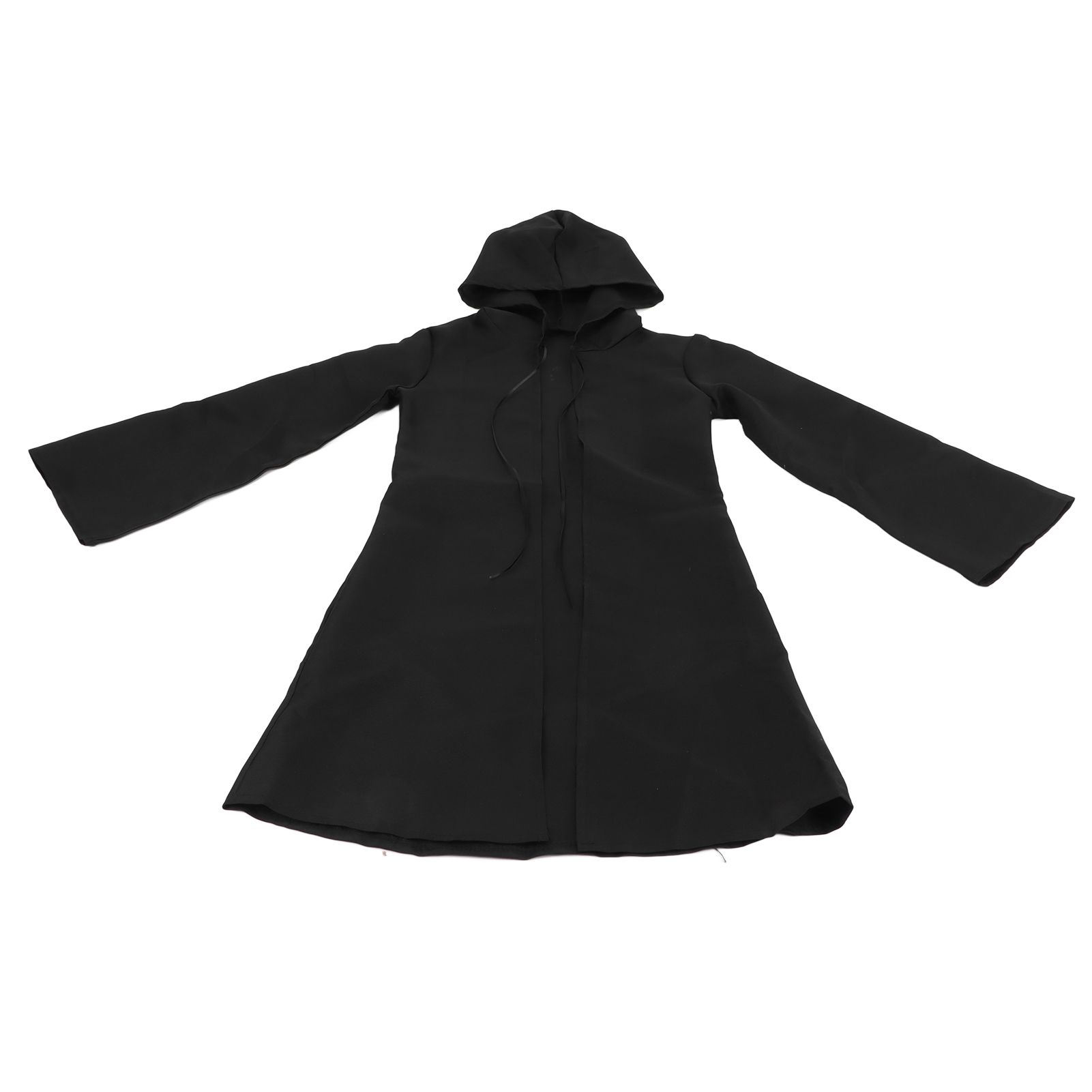 Halloween Hooded Black Cape Unisex Long Cloak Cosplay Dress Clothing Costume Party for AdultL - Image 3
