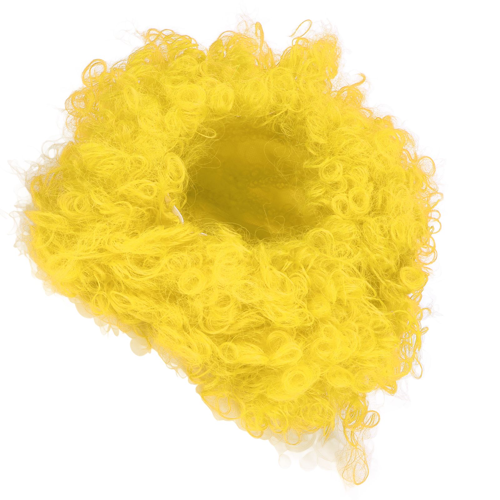Adult Innovative Color Party Wig Halloween Interesting Headgear for Circus Troup FootballYellow - Image 4