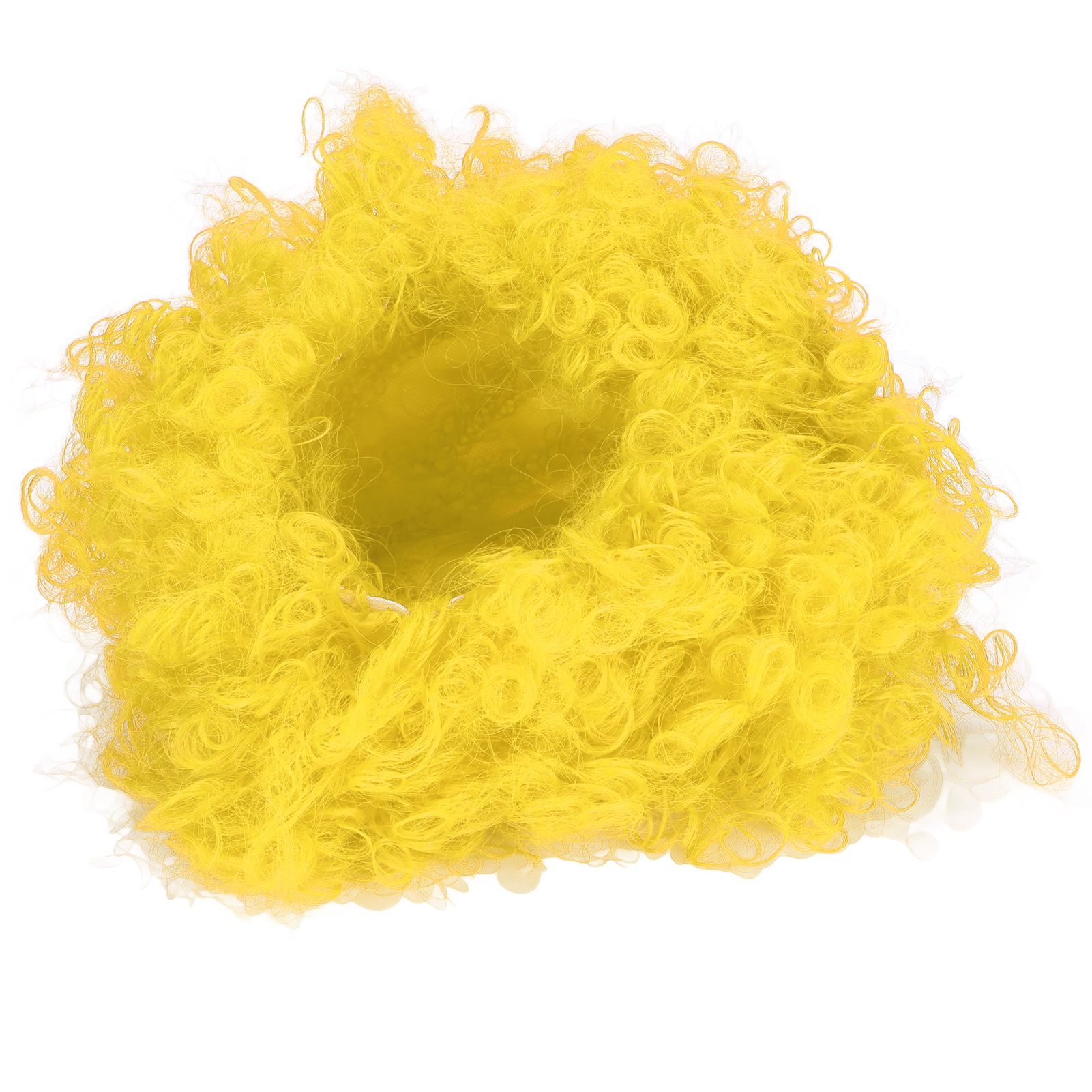 Adult Innovative Color Party Wig Halloween Interesting Headgear for Circus Troup FootballYellow - Image 5