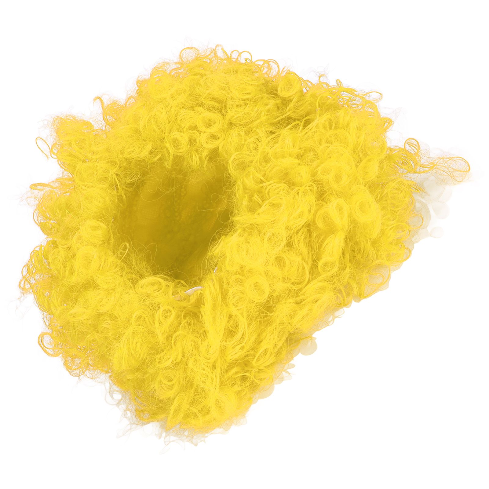 Adult Innovative Color Party Wig Halloween Interesting Headgear for Circus Troup FootballYellow - Image 6