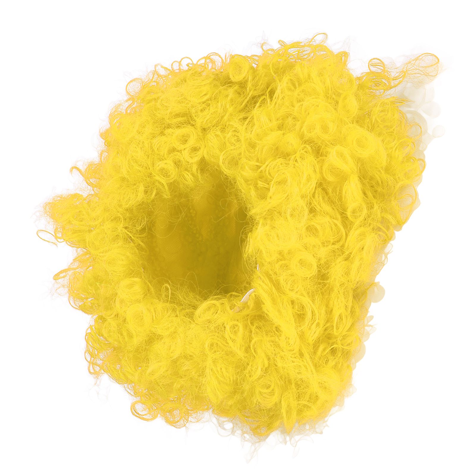 Adult Innovative Color Party Wig Halloween Interesting Headgear for Circus Troup FootballYellow - Image 7