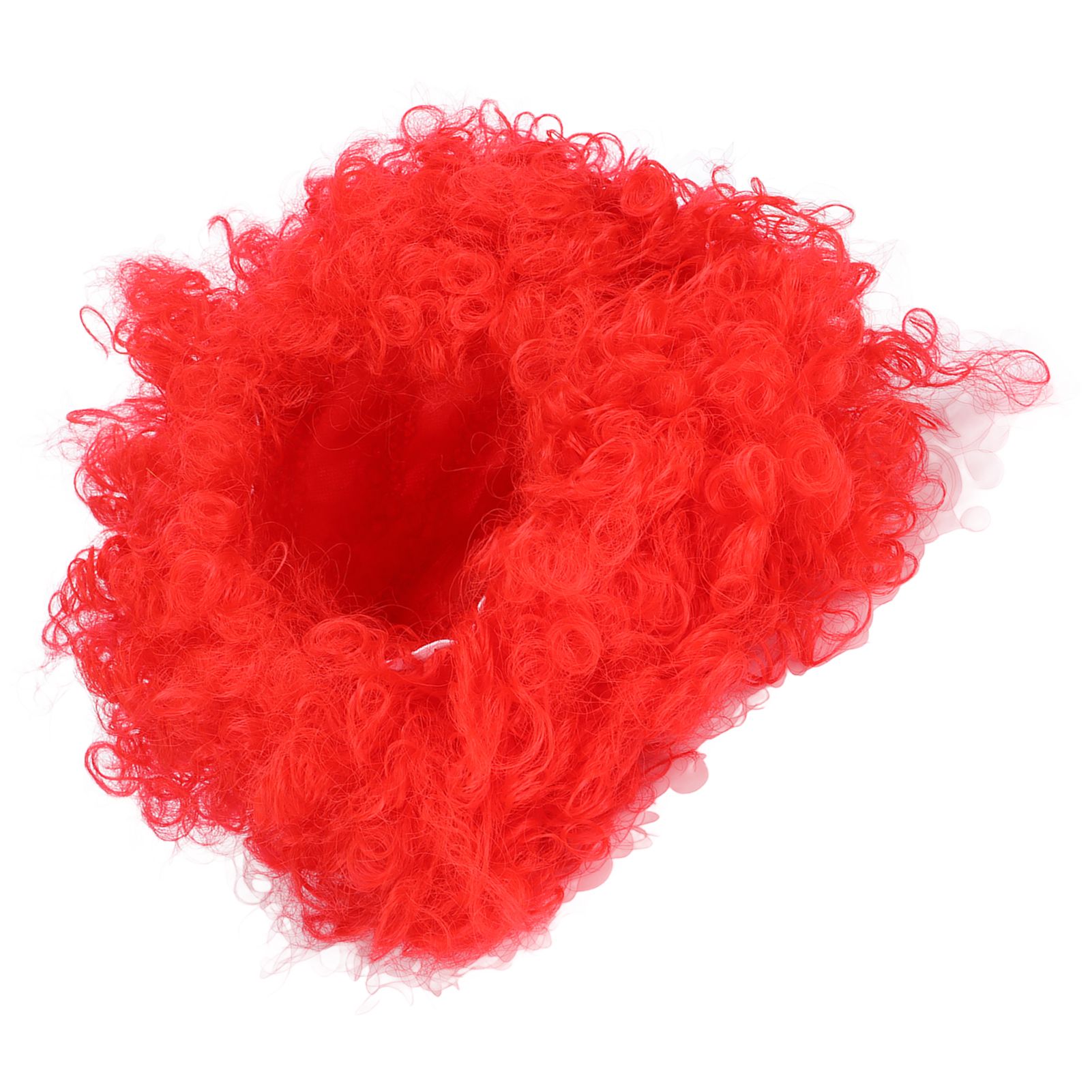 Adult Innovative Color Party Wig Halloween Interesting Headgear for Circus Troup FootballRed - Image 2