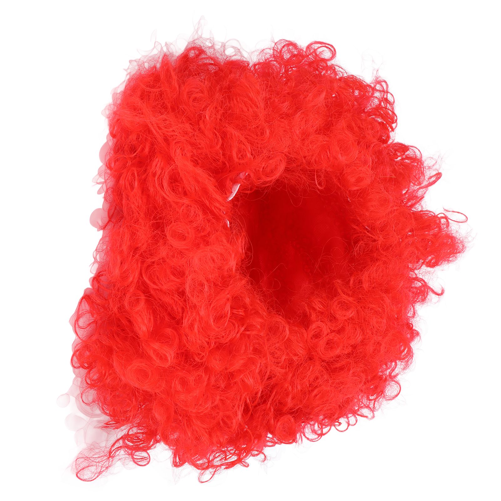 Adult Innovative Color Party Wig Halloween Interesting Headgear for Circus Troup FootballRed - Image 7