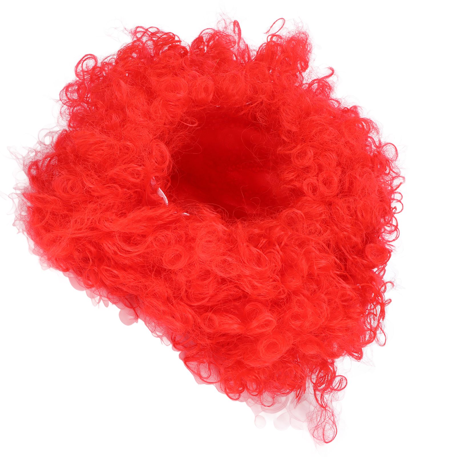 Adult Innovative Color Party Wig Halloween Interesting Headgear for Circus Troup FootballRed - Image 8