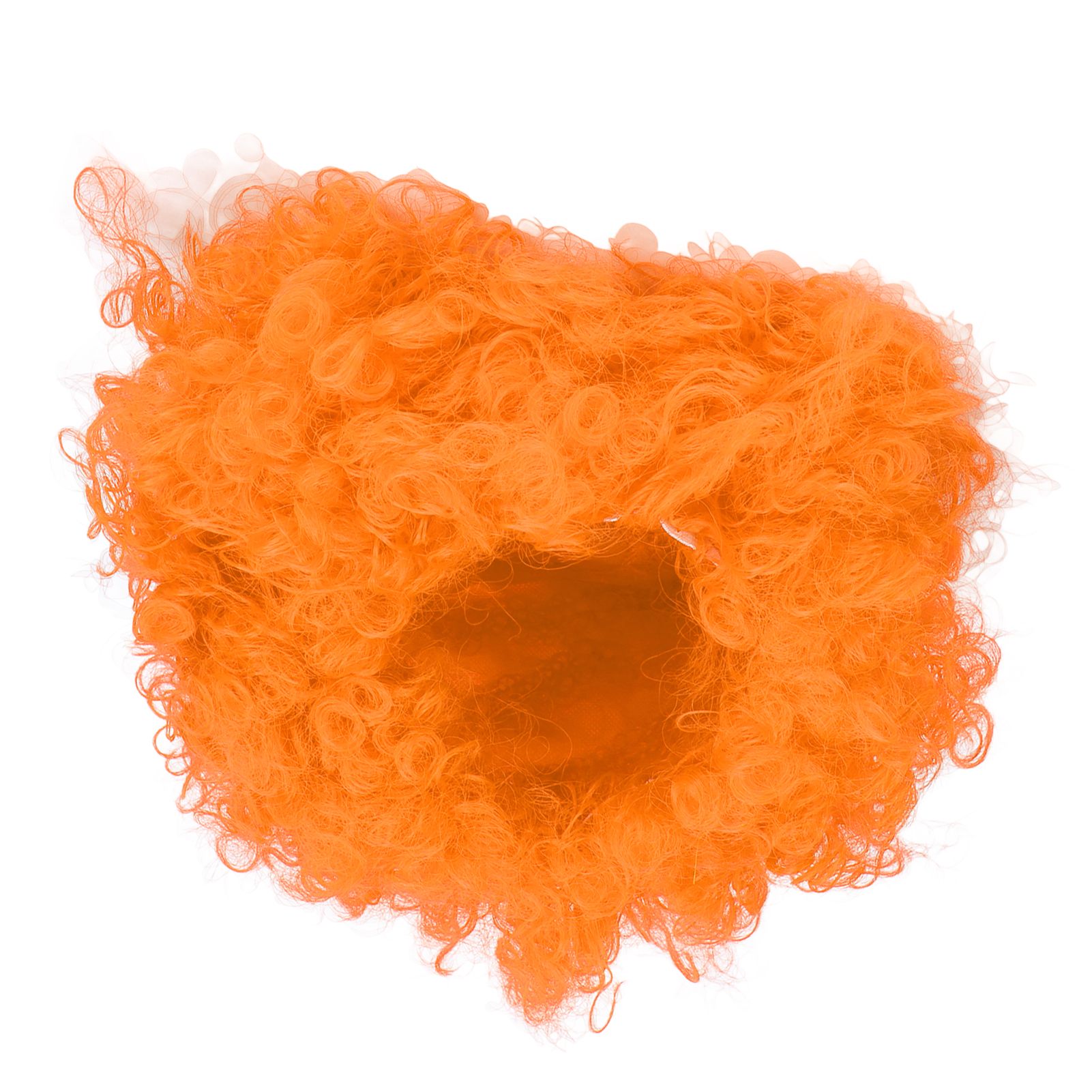 Adult Innovative Color Party Wig Halloween Interesting Headgear for Circus Troup FootballOrange - Image 2
